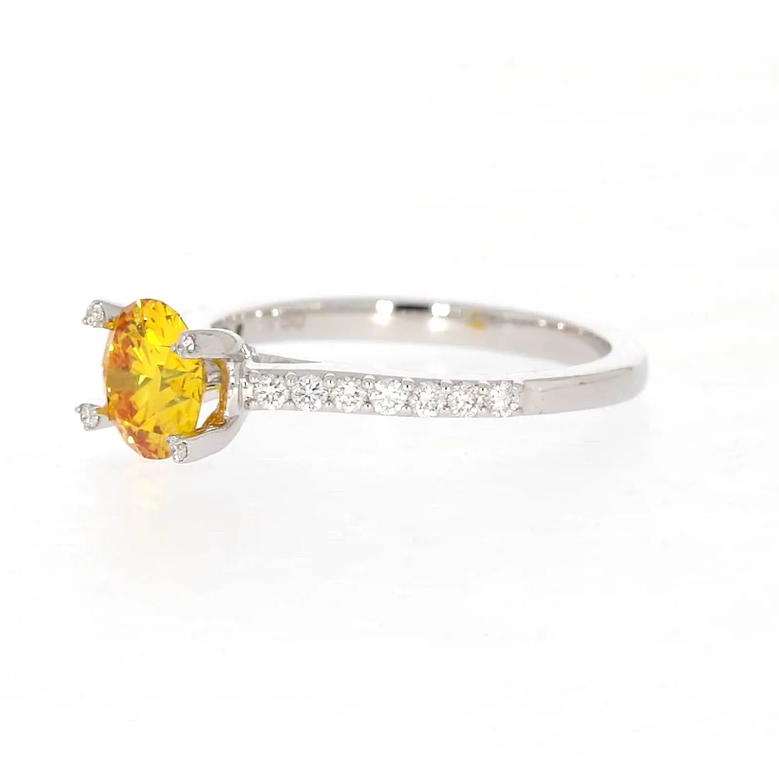 Celebration 18ct White Gold Round Brilliant Cut 1.40 CARAT tw of Lab Grown Diamond Ring