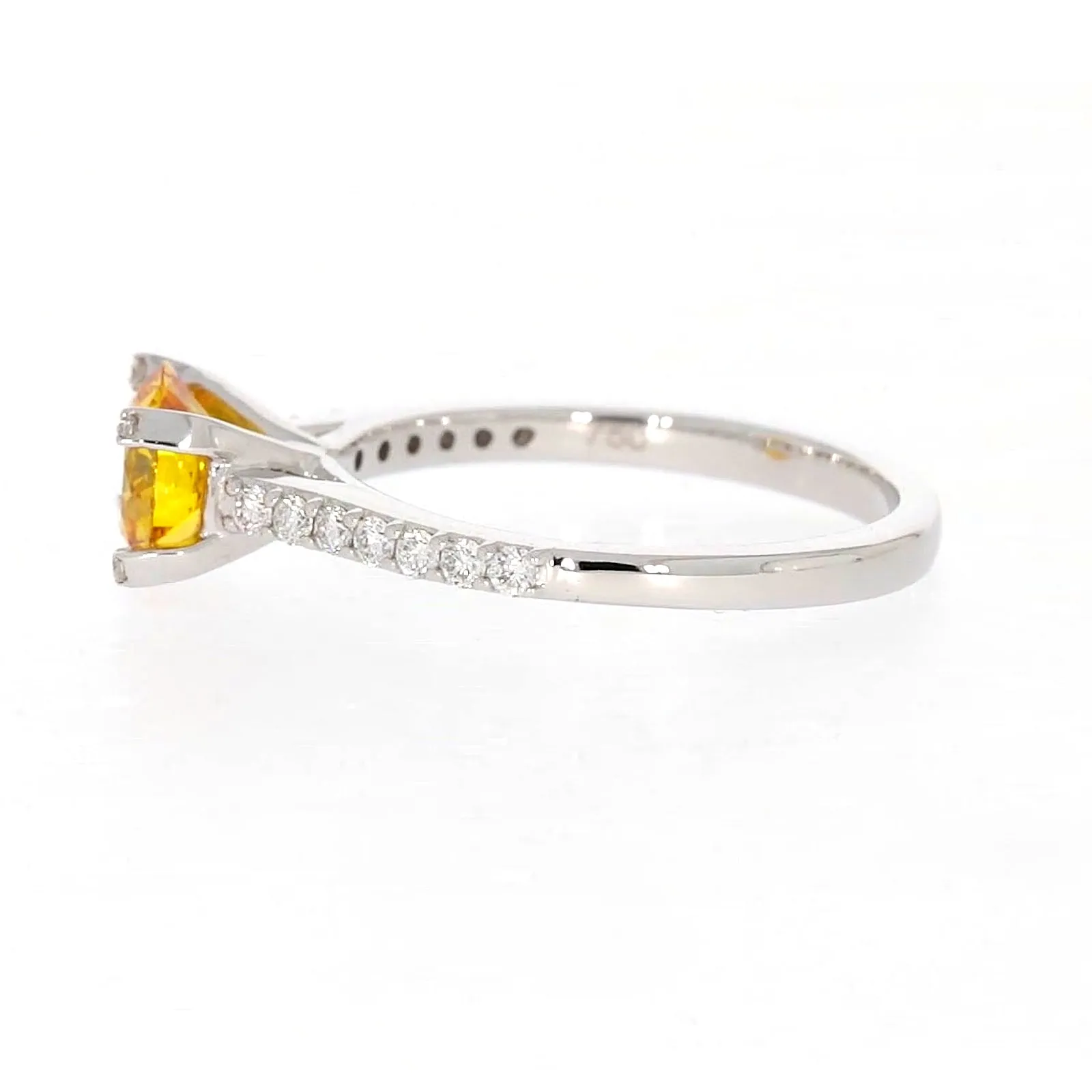 Celebration 18ct White Gold Round Brilliant Cut 1.40 CARAT tw of Lab Grown Diamond Ring