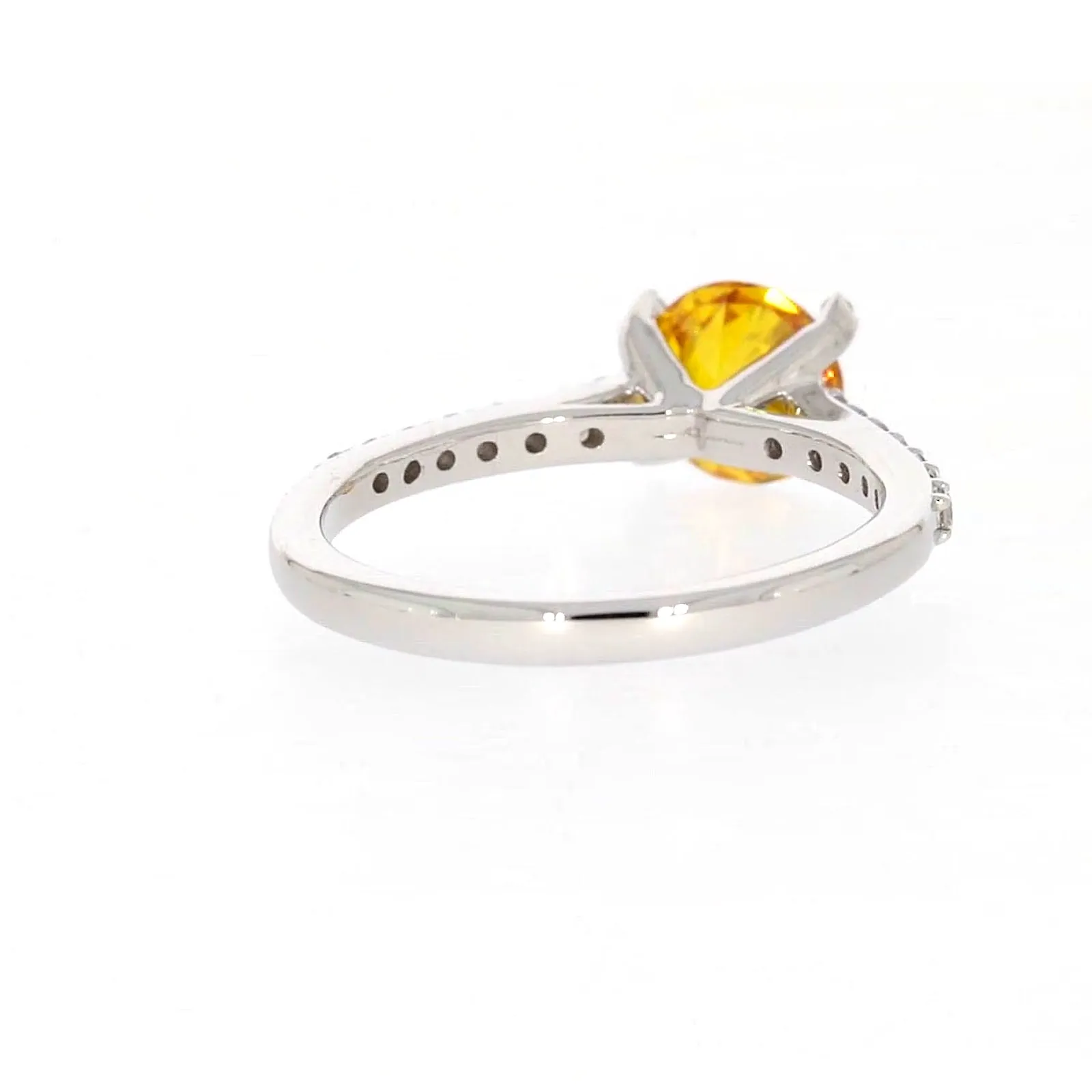 Celebration 18ct White Gold Round Brilliant Cut 1.40 CARAT tw of Lab Grown Diamond Ring