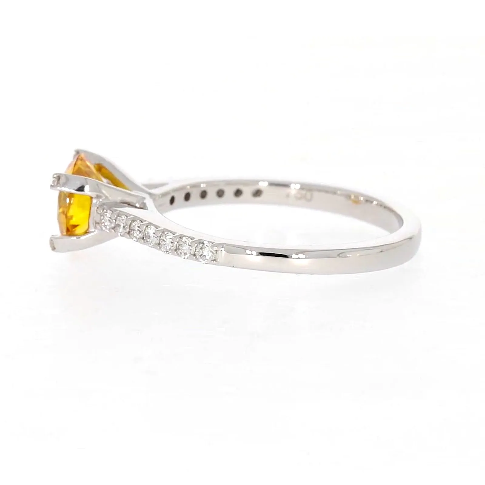 Celebration 18ct White Gold Round Brilliant Cut 1.40 CARAT tw of Lab Grown Diamond Ring