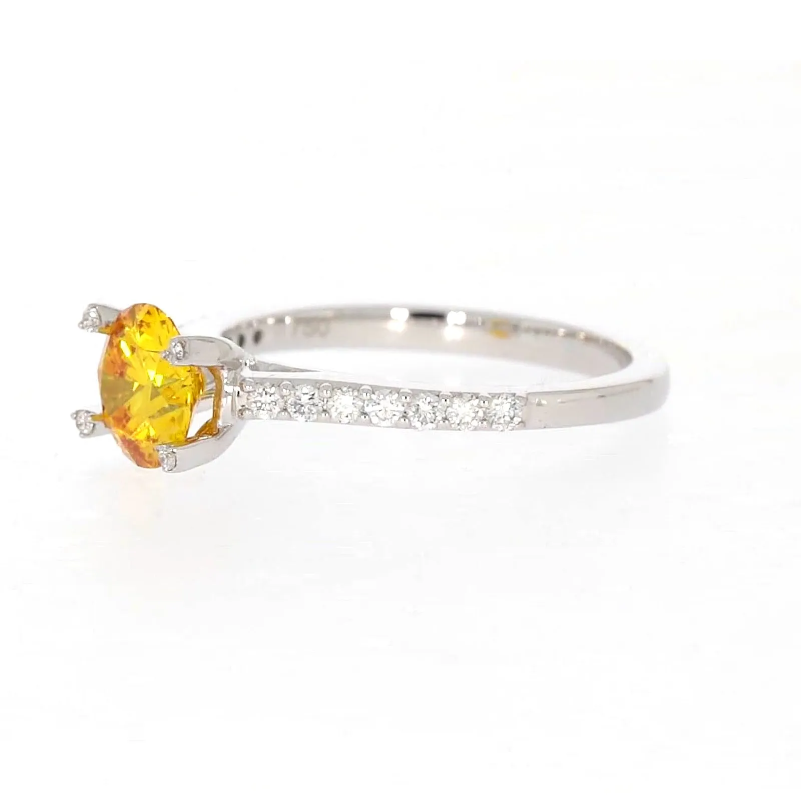 Celebration 18ct White Gold Round Brilliant Cut 1.40 CARAT tw of Lab Grown Diamond Ring