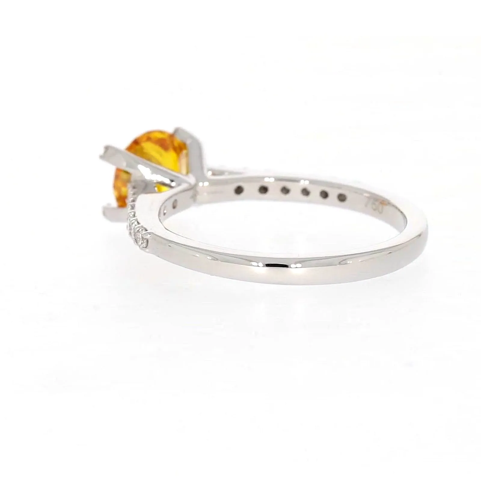 Celebration 18ct White Gold Round Brilliant Cut 1.40 CARAT tw of Lab Grown Diamond Ring