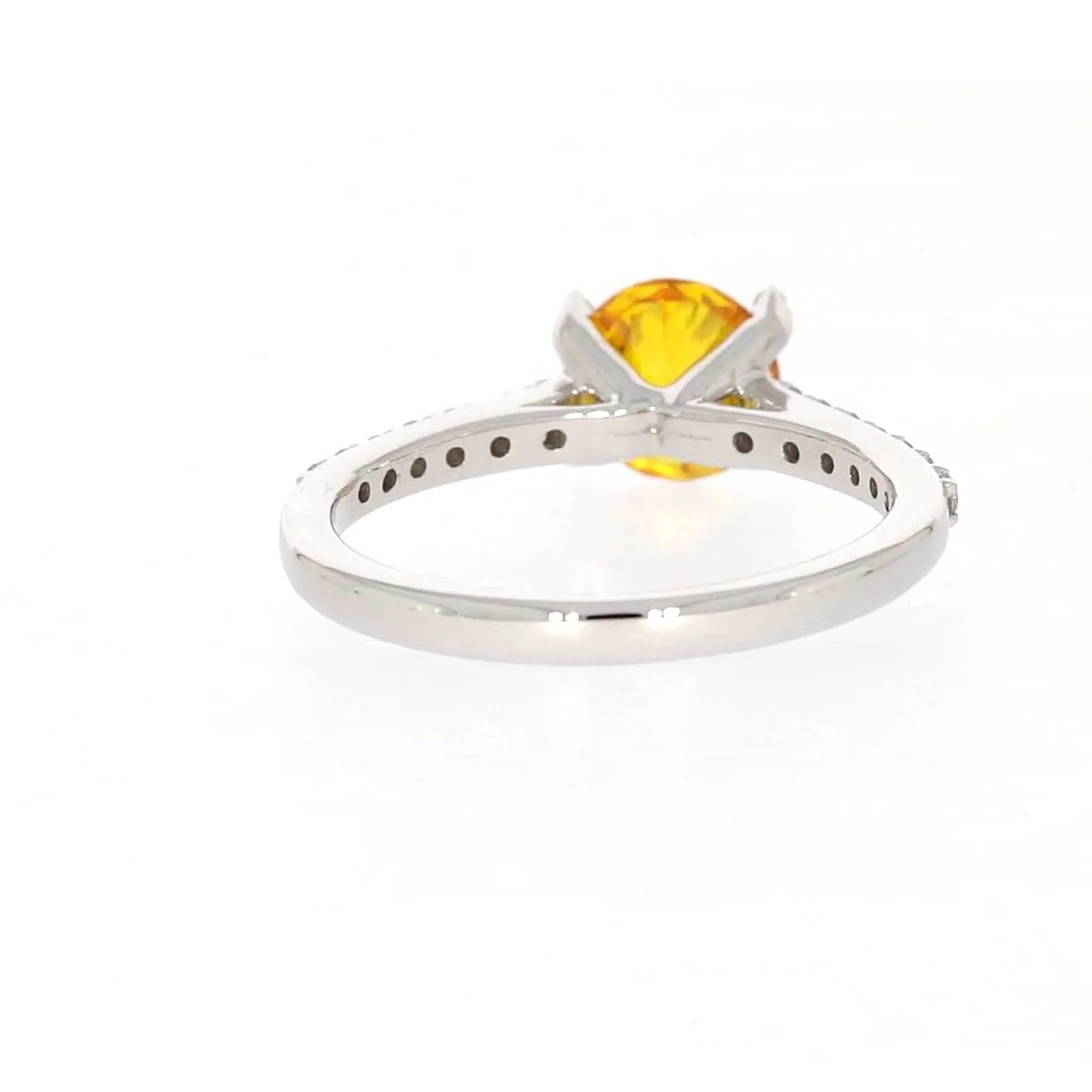 Celebration 18ct White Gold Round Brilliant Cut 1.40 CARAT tw of Lab Grown Diamond Ring