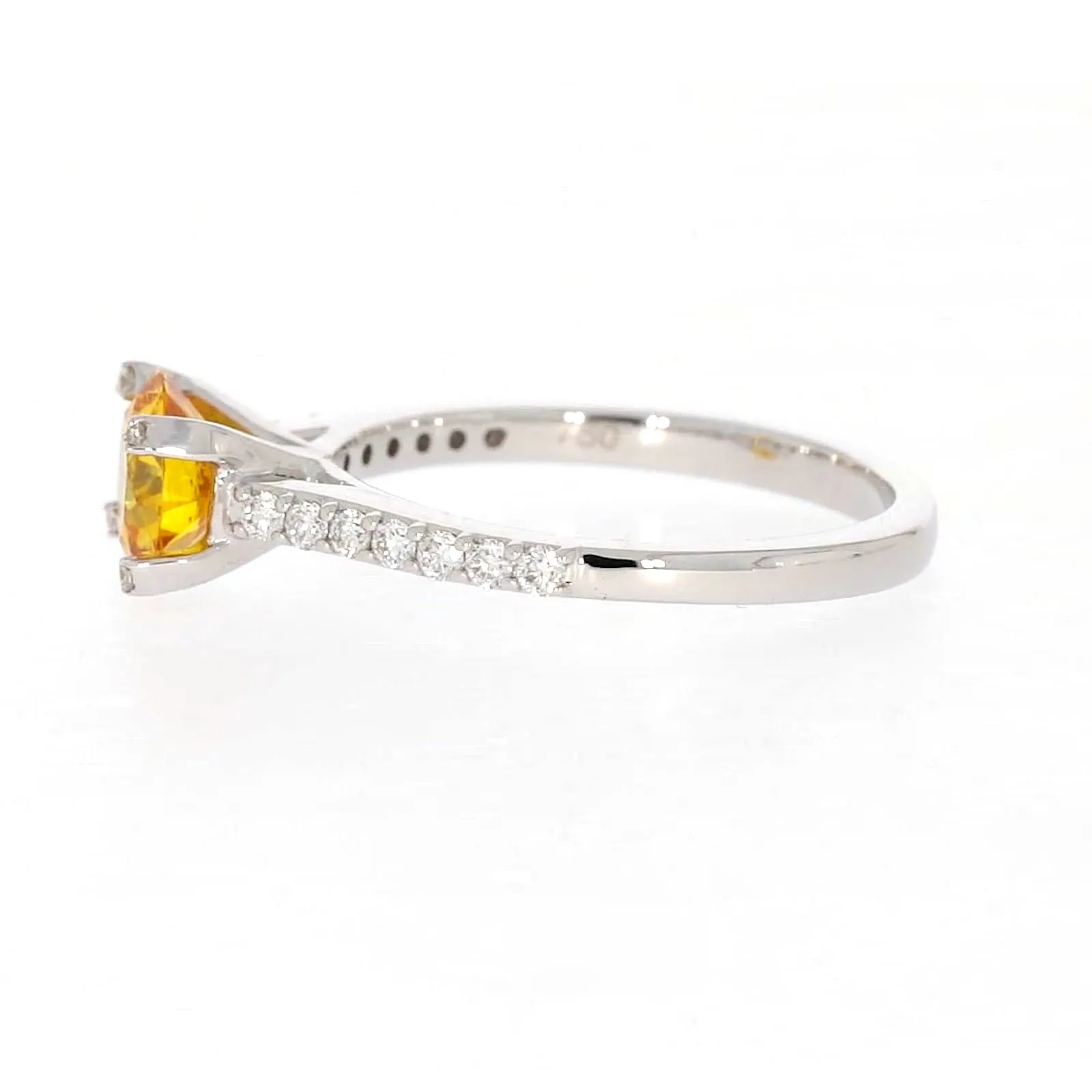 Celebration 18ct White Gold Round Brilliant Cut 1.40 CARAT tw of Lab Grown Diamond Ring