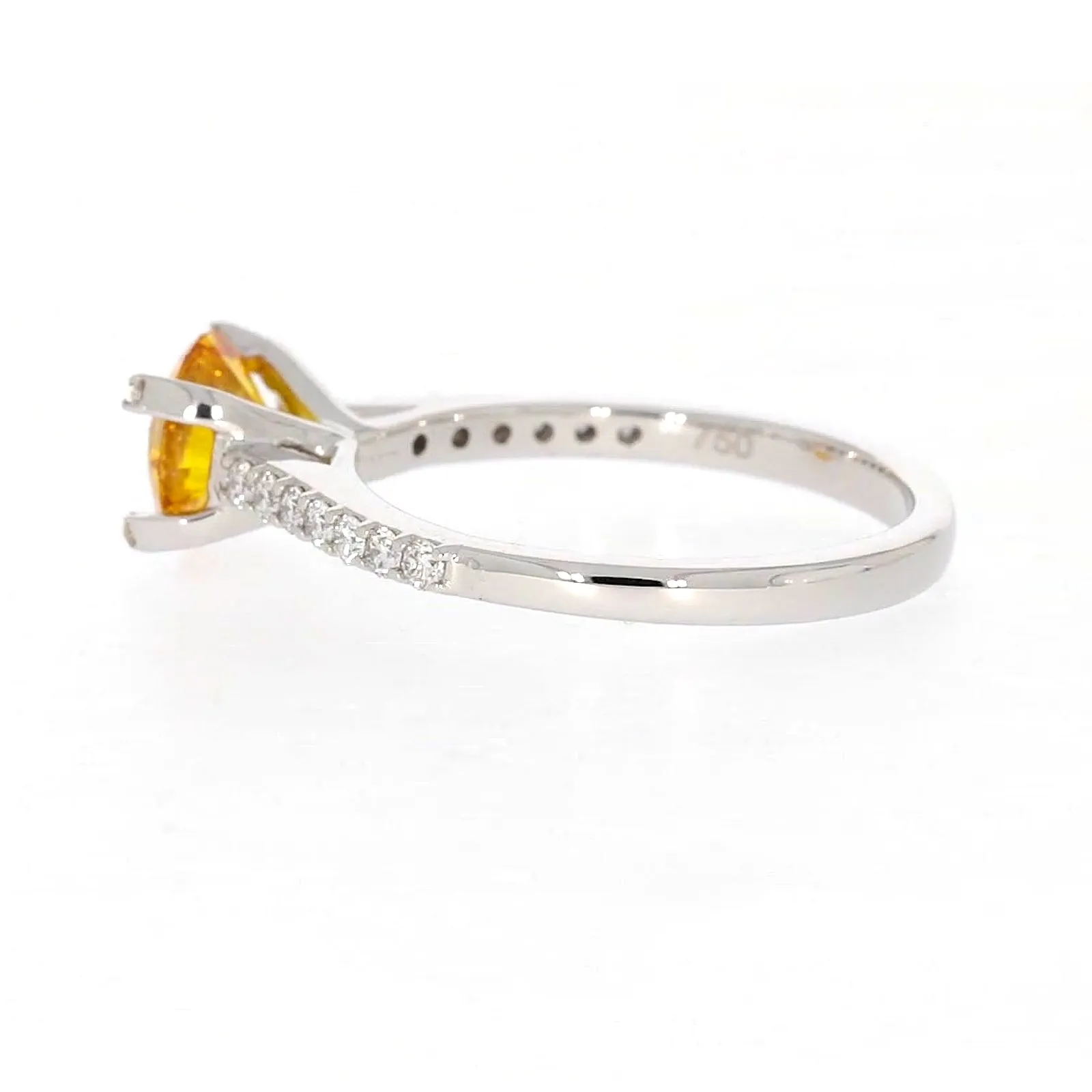 Celebration 18ct White Gold Round Brilliant Cut 1.40 CARAT tw of Lab Grown Diamond Ring
