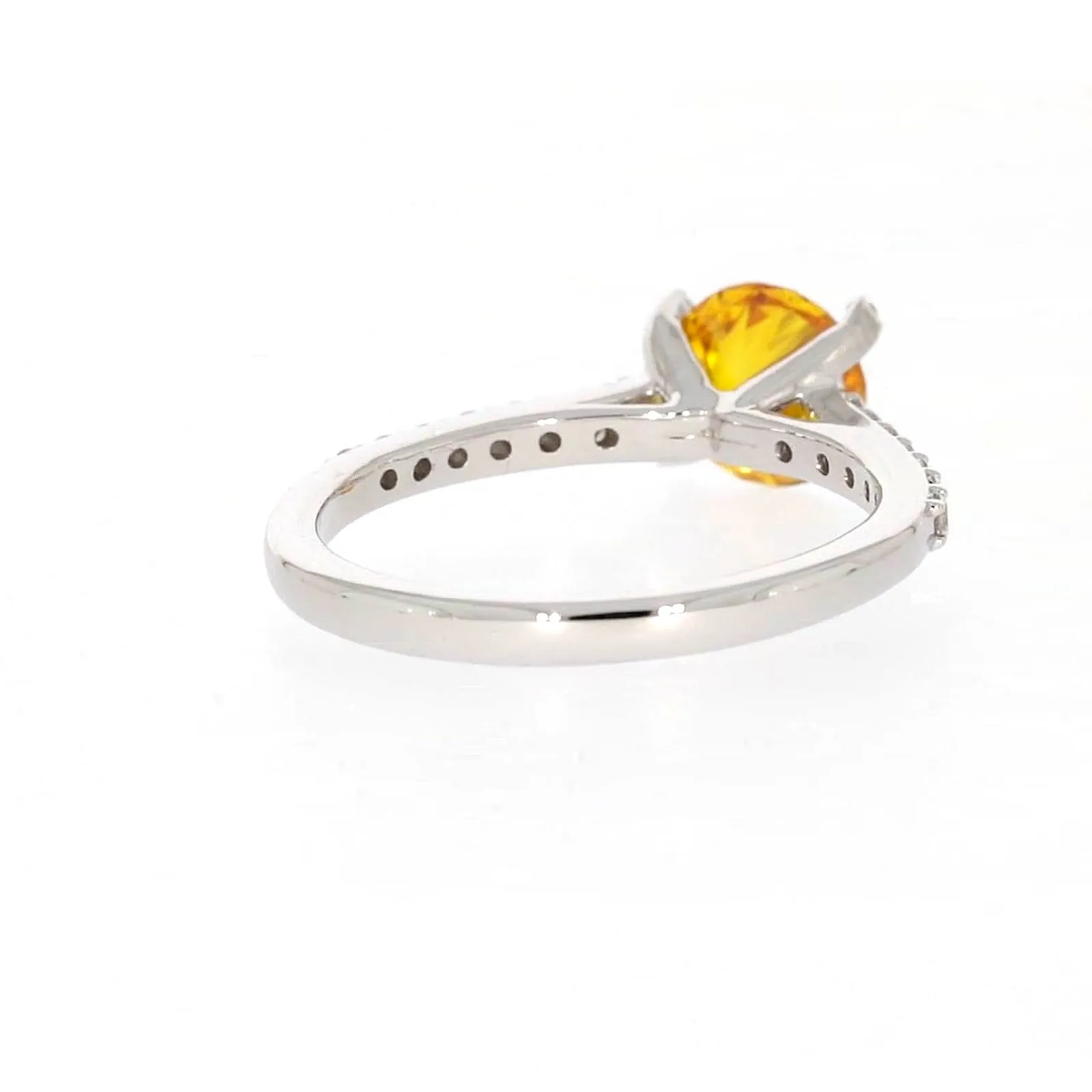 Celebration 18ct White Gold Round Brilliant Cut 1.40 CARAT tw of Lab Grown Diamond Ring
