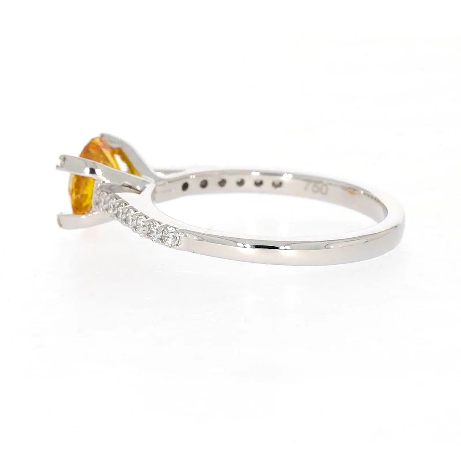 Celebration 18ct White Gold Round Brilliant Cut 1.40 CARAT tw of Lab Grown Diamond Ring
