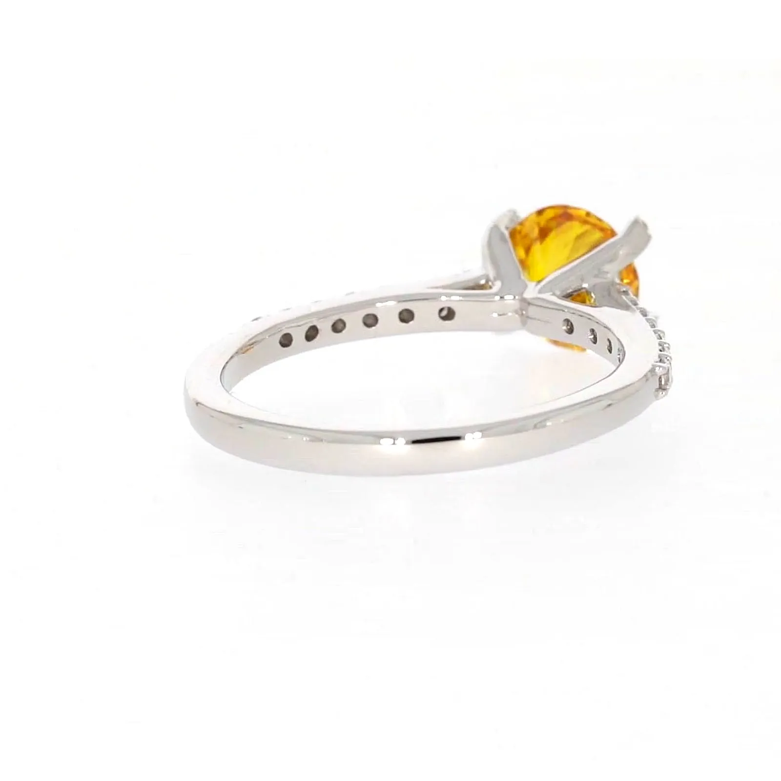 Celebration 18ct White Gold Round Brilliant Cut 1.40 CARAT tw of Lab Grown Diamond Ring