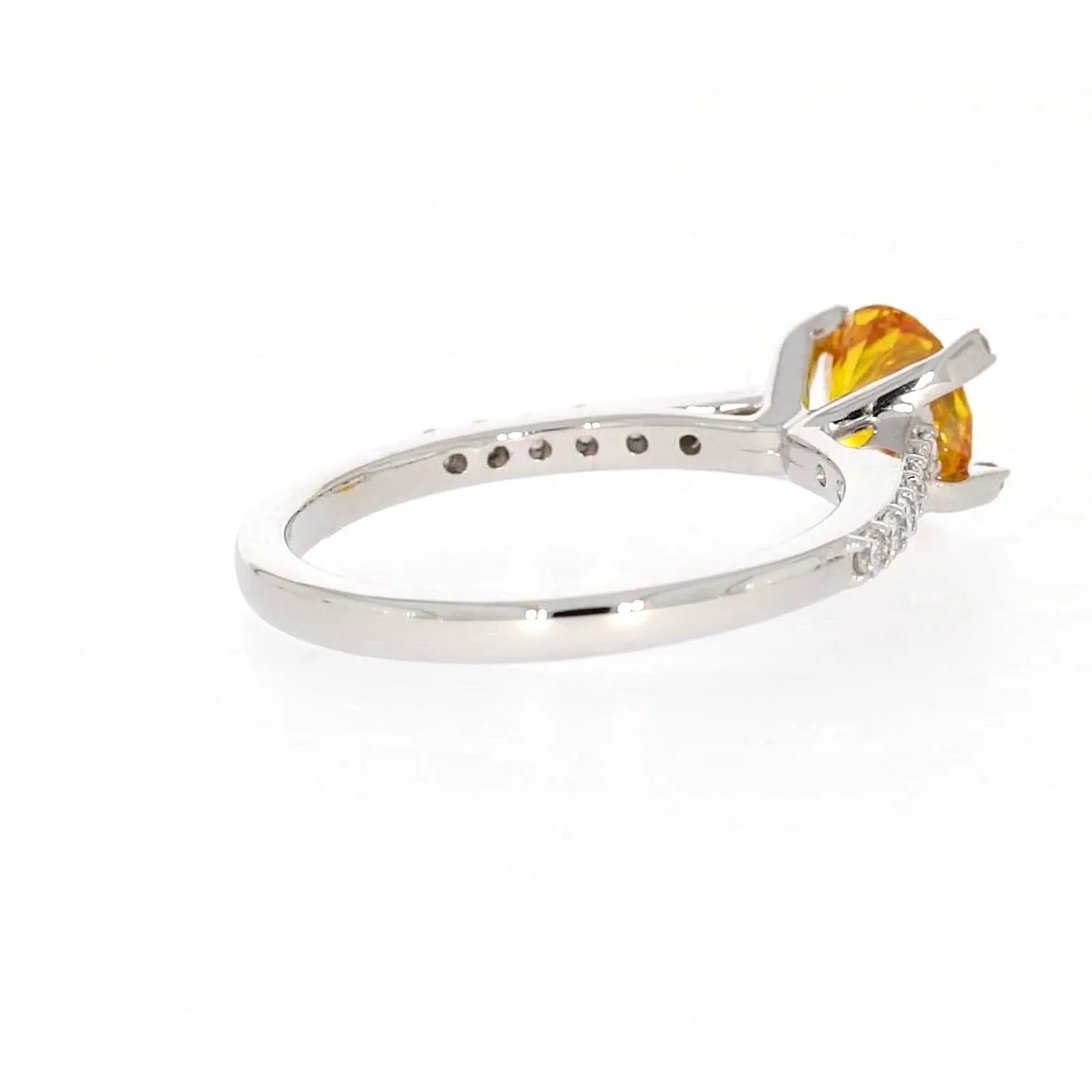 Celebration 18ct White Gold Round Brilliant Cut 1.40 CARAT tw of Lab Grown Diamond Ring