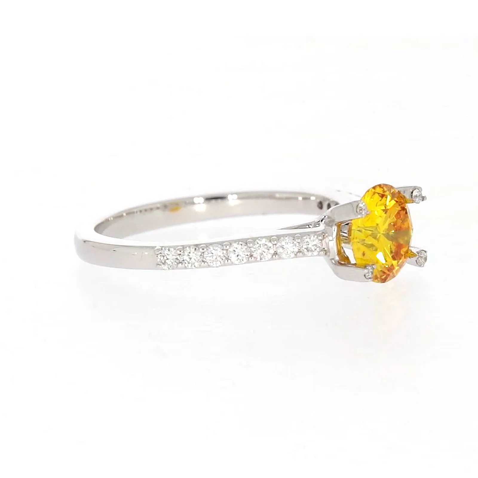 Celebration 18ct White Gold Round Brilliant Cut 1.40 CARAT tw of Lab Grown Diamond Ring