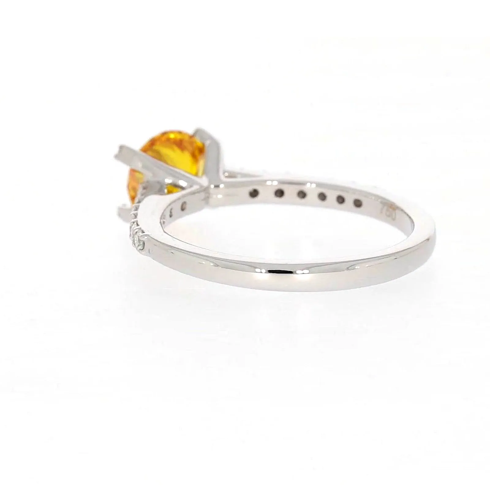 Celebration 18ct White Gold Round Brilliant Cut 1.40 CARAT tw of Lab Grown Diamond Ring