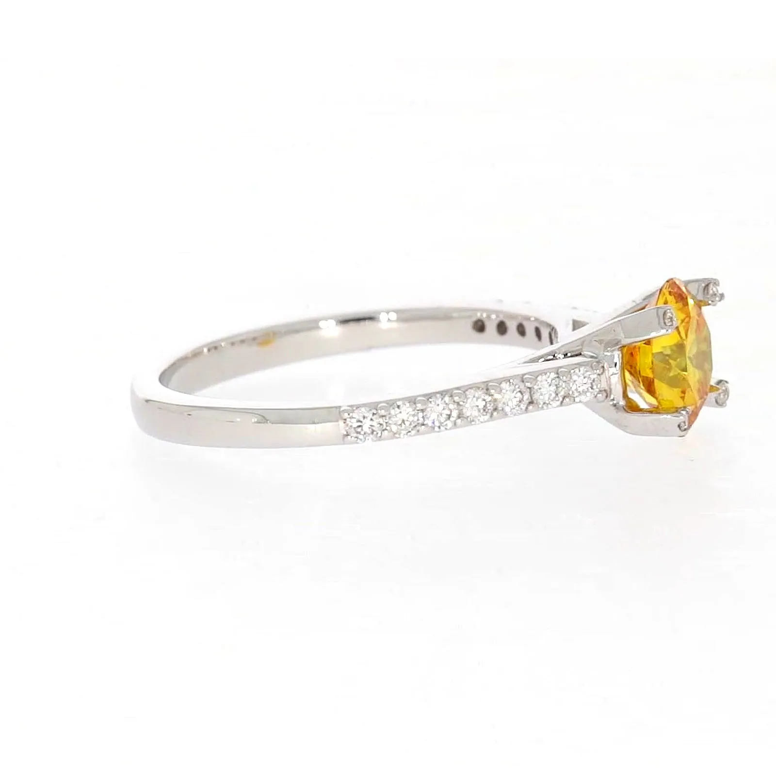 Celebration 18ct White Gold Round Brilliant Cut 1.40 CARAT tw of Lab Grown Diamond Ring