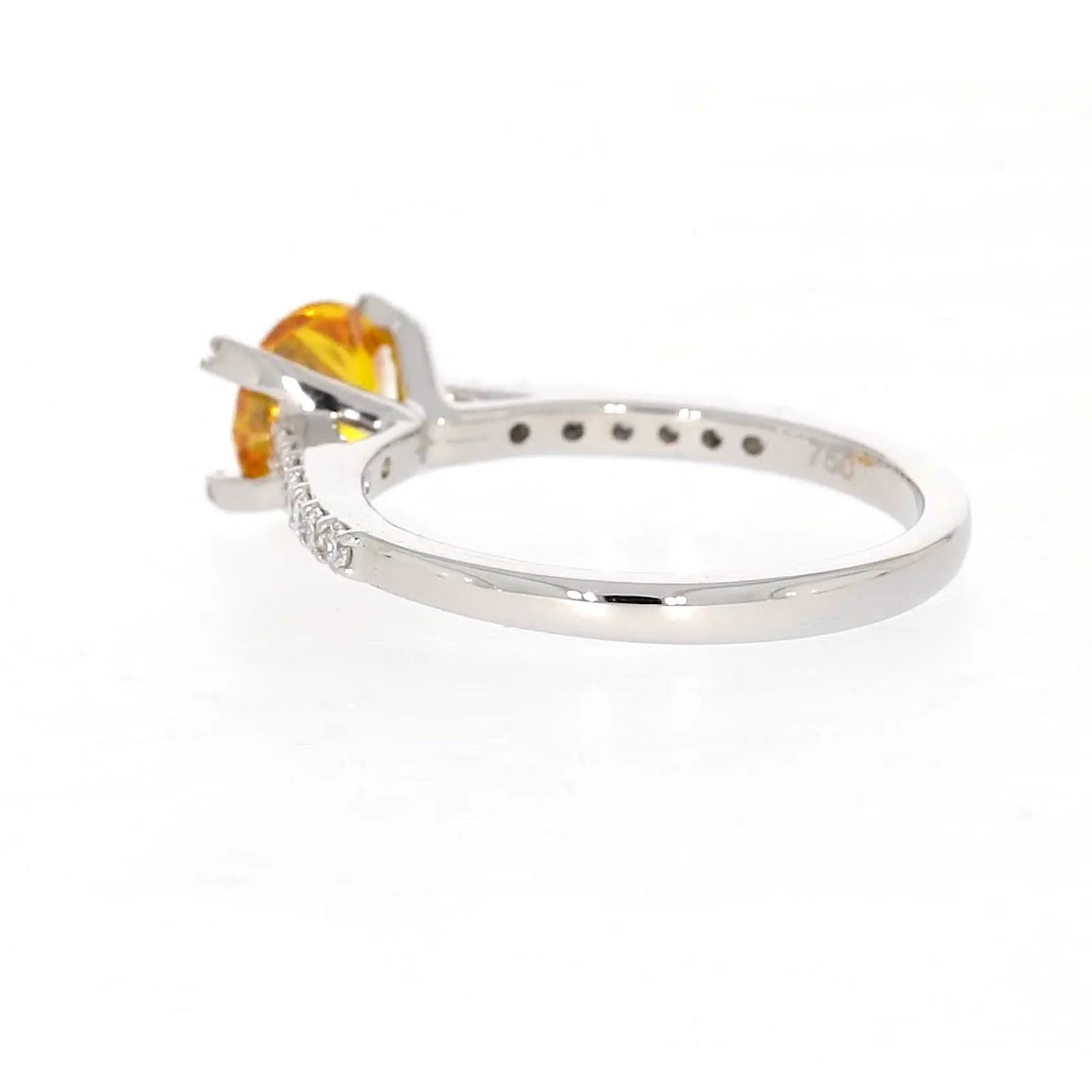 Celebration 18ct White Gold Round Brilliant Cut 1.40 CARAT tw of Lab Grown Diamond Ring
