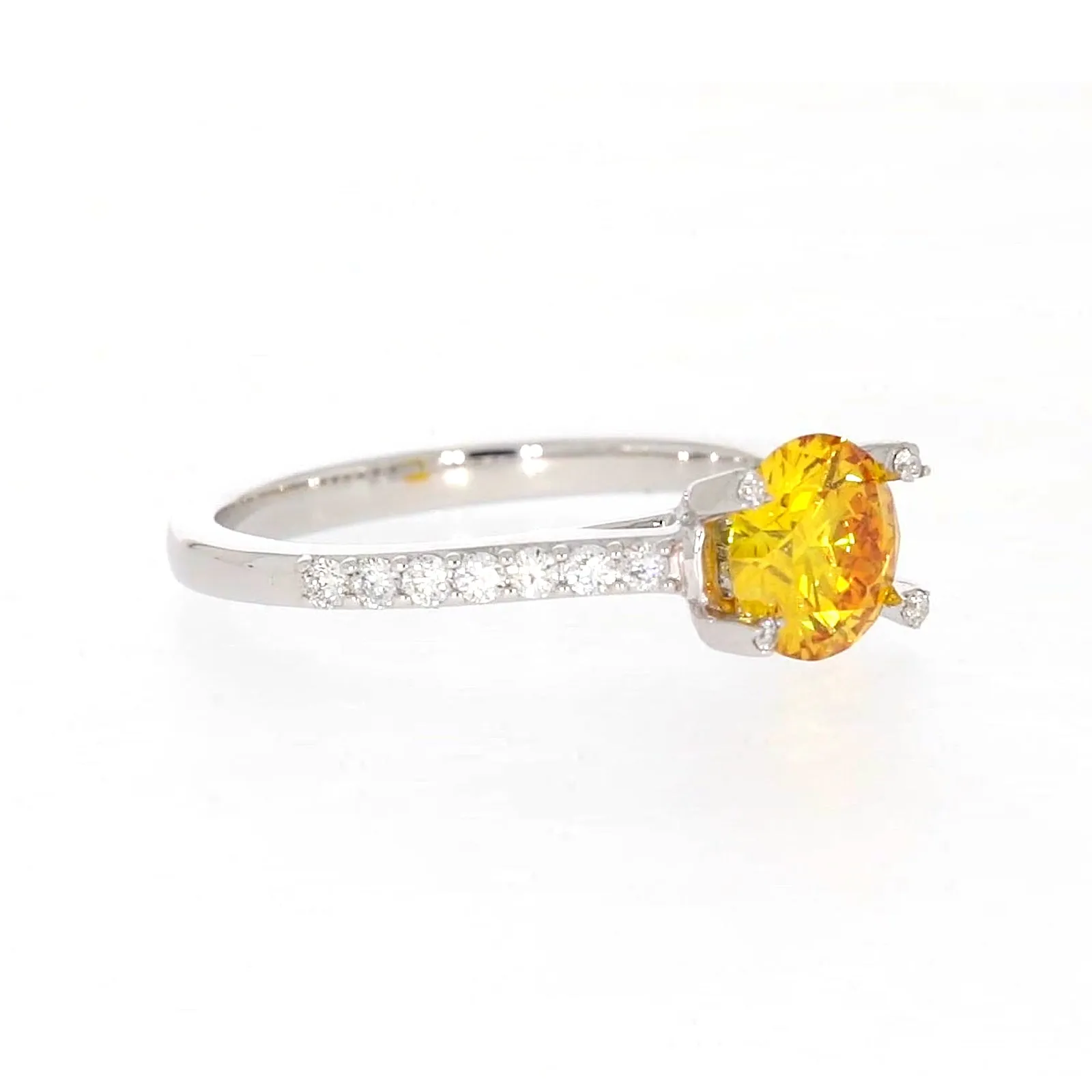 Celebration 18ct White Gold Round Brilliant Cut 1.40 CARAT tw of Lab Grown Diamond Ring