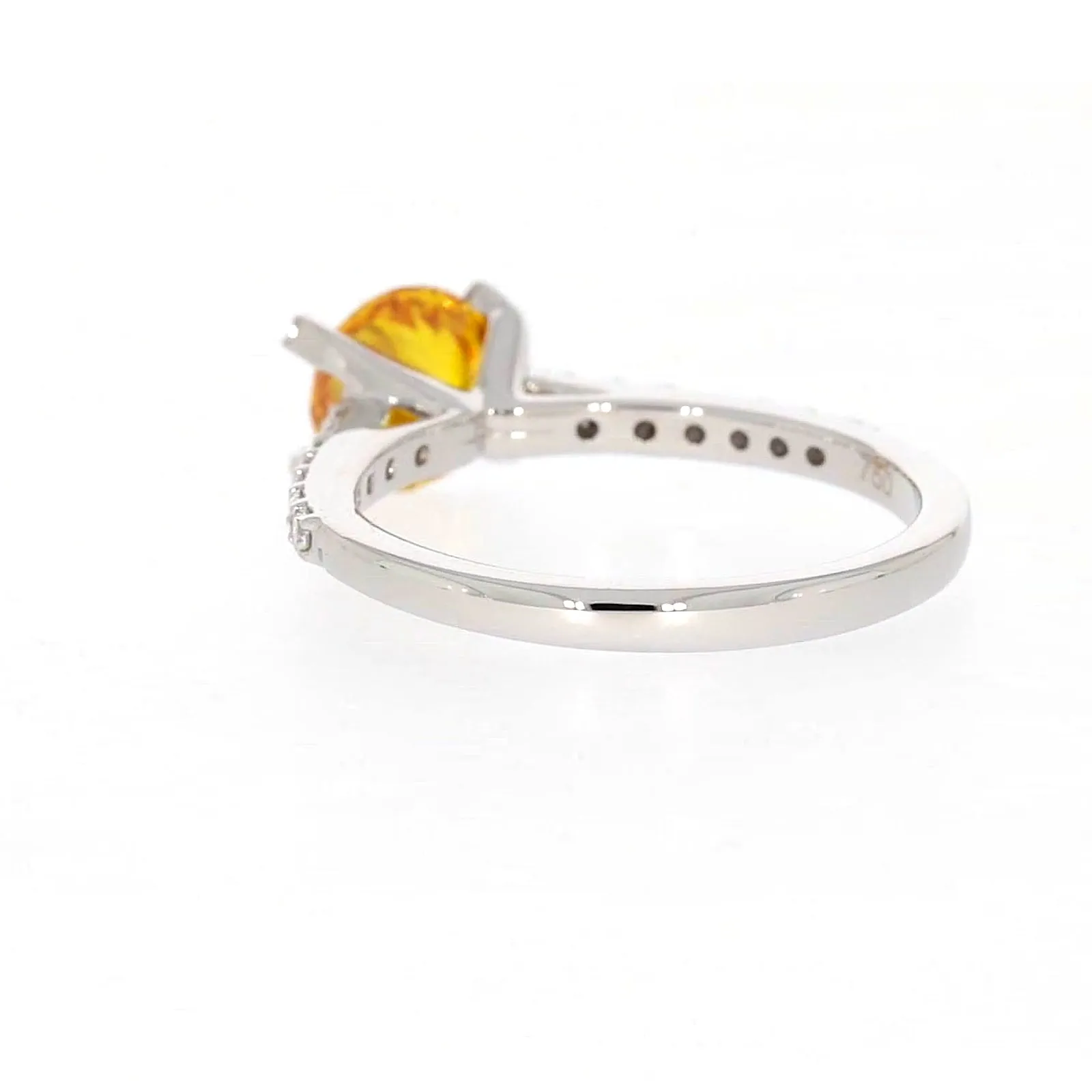 Celebration 18ct White Gold Round Brilliant Cut 1.40 CARAT tw of Lab Grown Diamond Ring