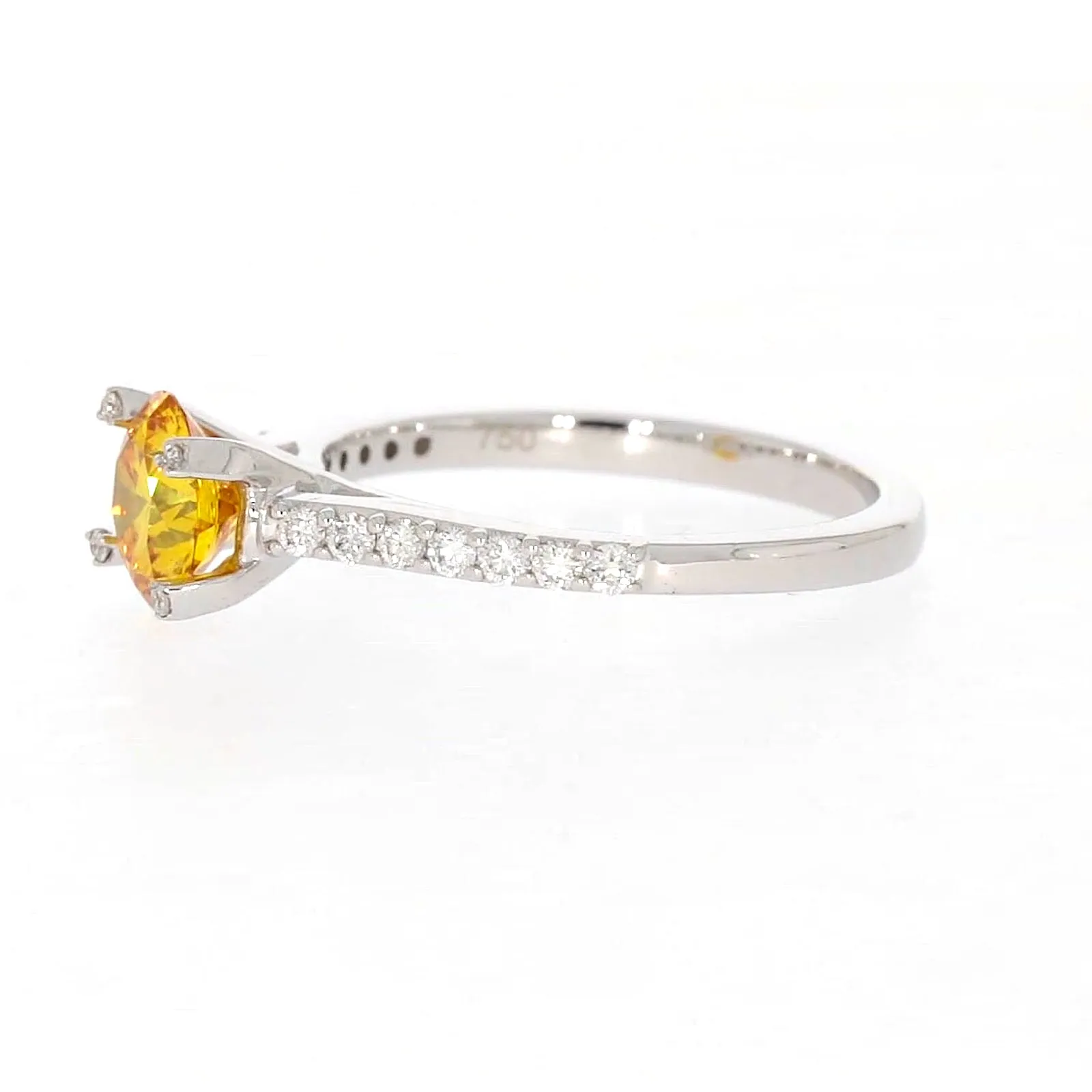 Celebration 18ct White Gold Round Brilliant Cut 1.40 CARAT tw of Lab Grown Diamond Ring