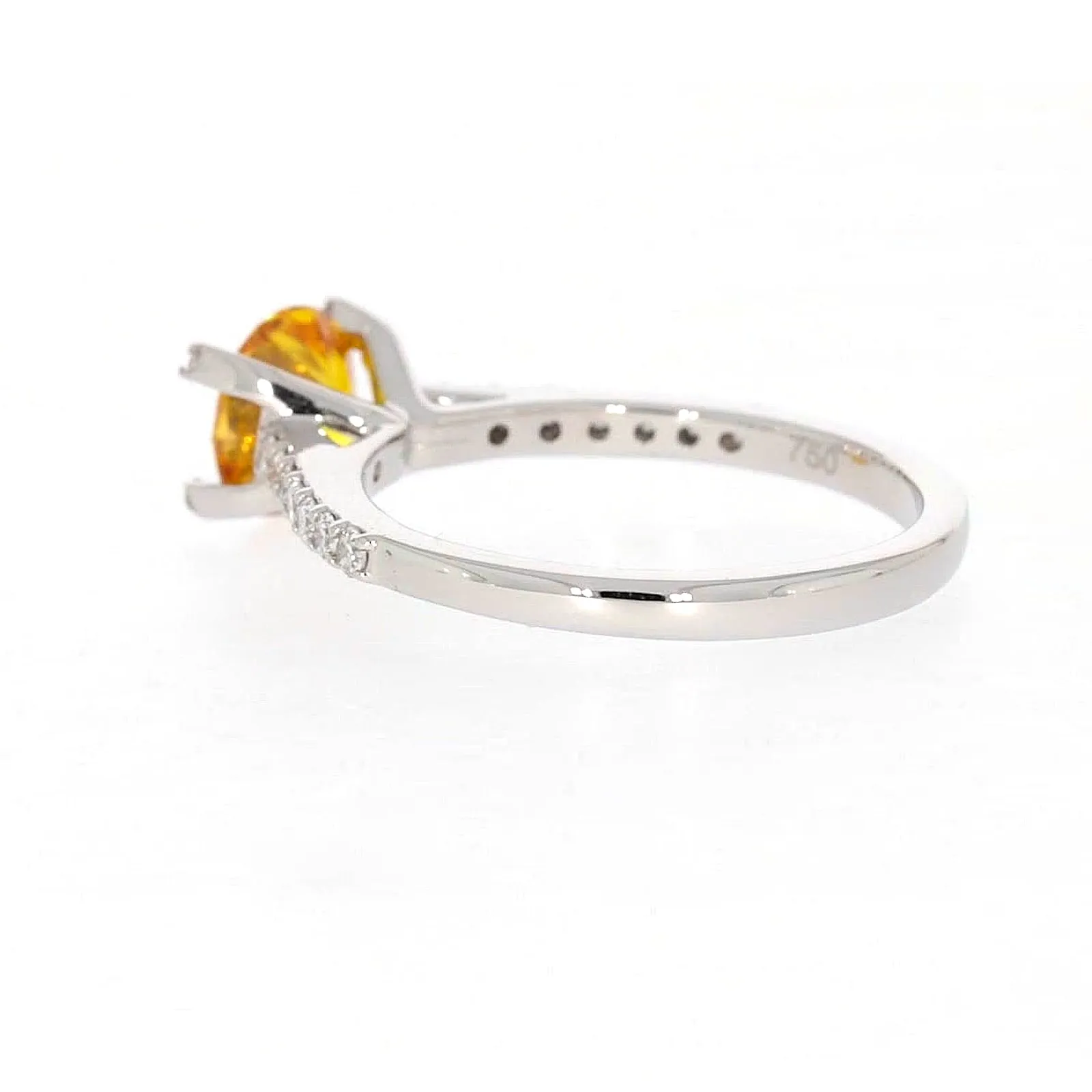 Celebration 18ct White Gold Round Brilliant Cut 1.40 CARAT tw of Lab Grown Diamond Ring