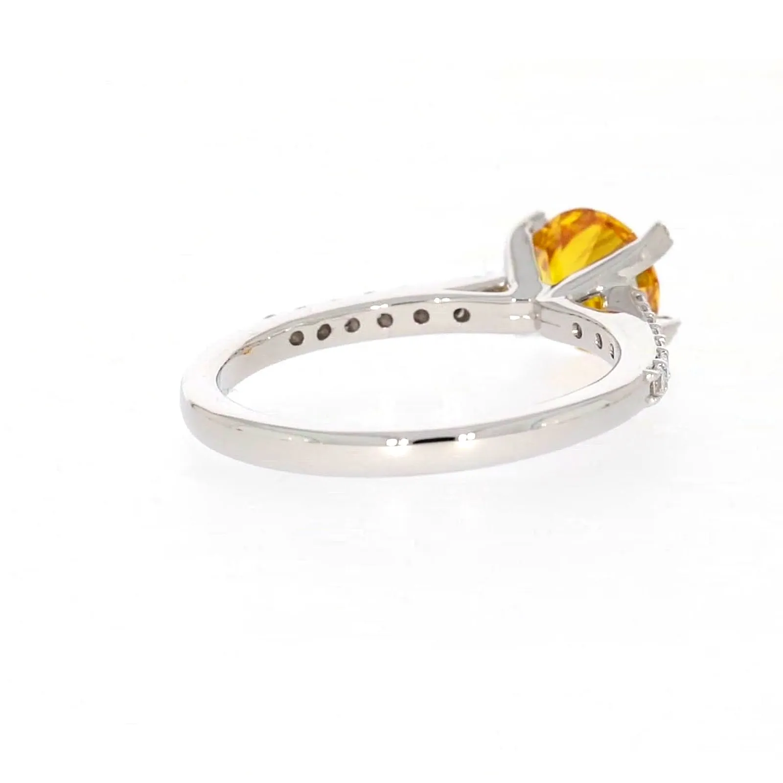 Celebration 18ct White Gold Round Brilliant Cut 1.40 CARAT tw of Lab Grown Diamond Ring