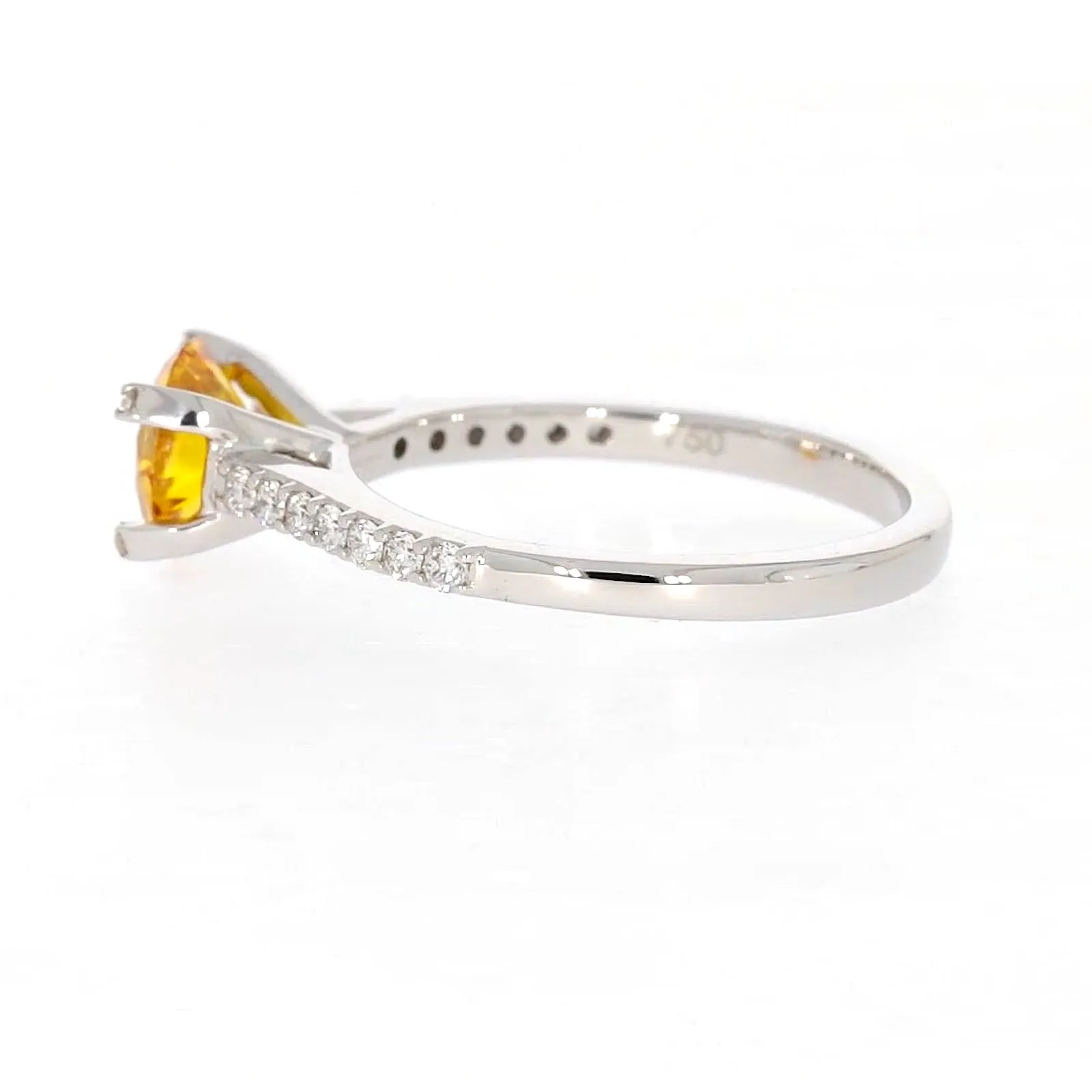 Celebration 18ct White Gold Round Brilliant Cut 1.40 CARAT tw of Lab Grown Diamond Ring