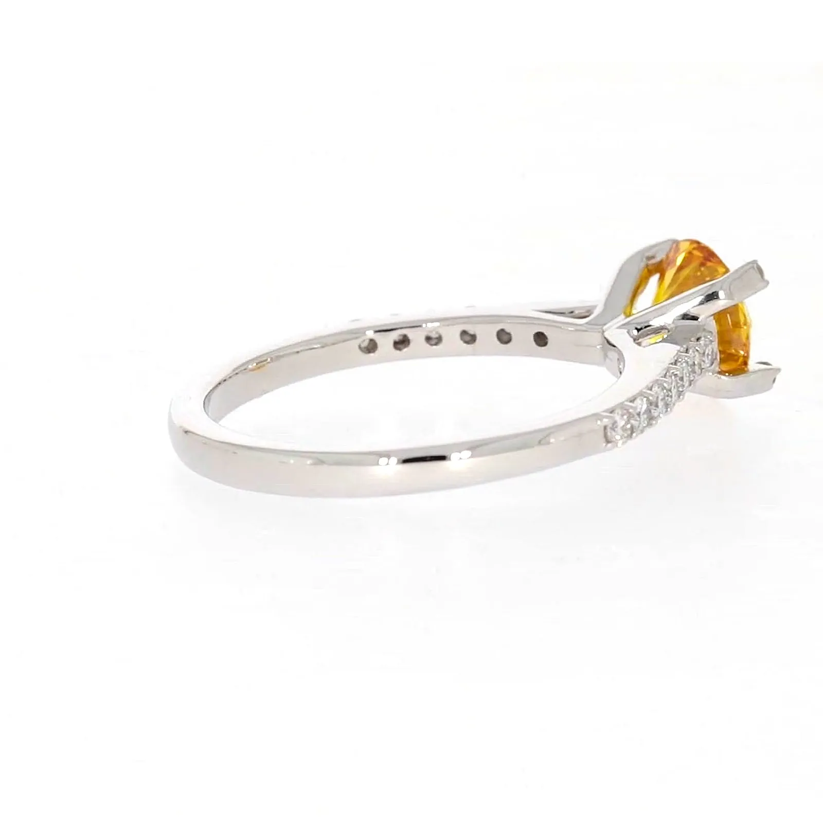 Celebration 18ct White Gold Round Brilliant Cut 1.40 CARAT tw of Lab Grown Diamond Ring