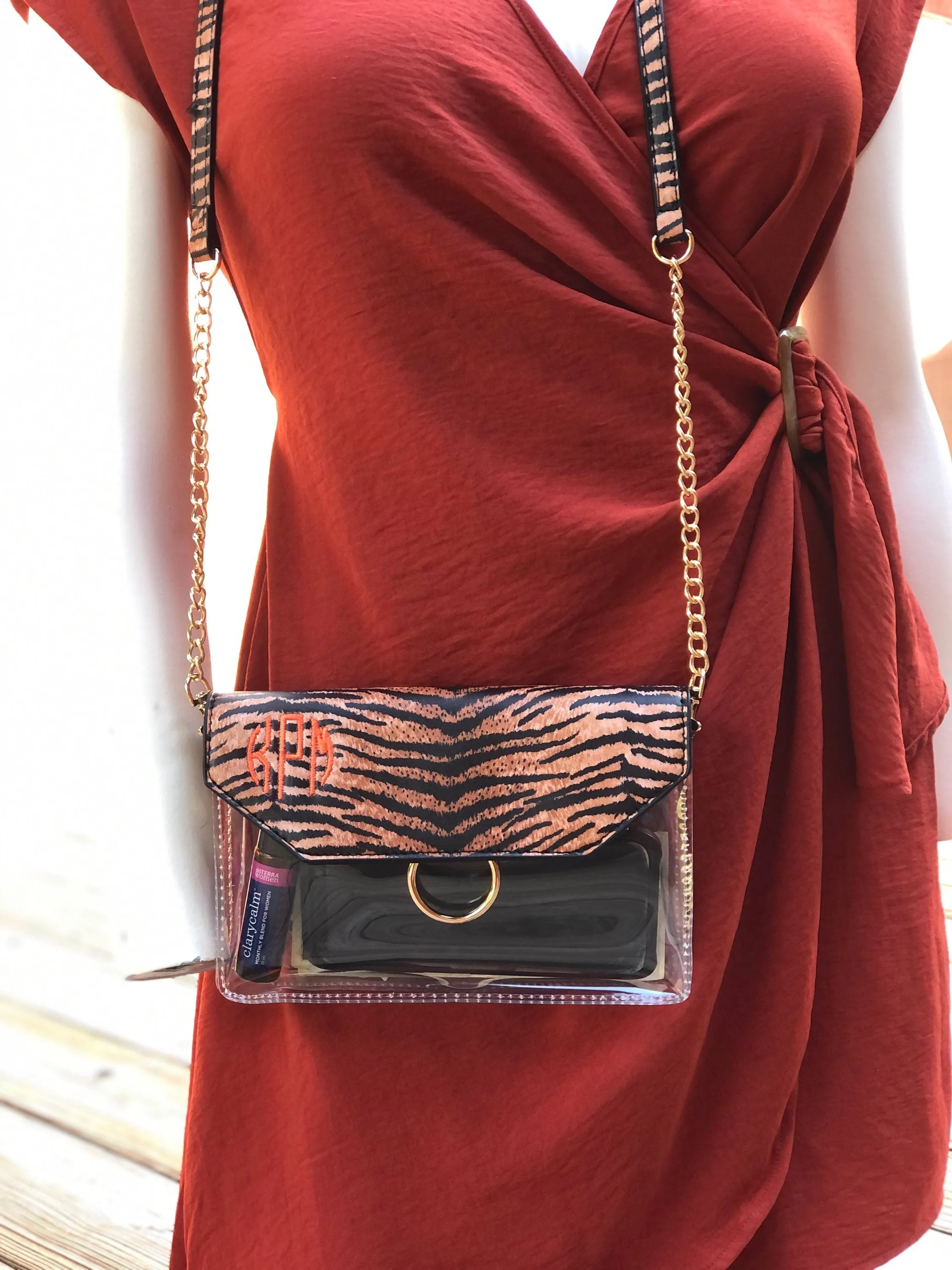 Clear Stadium Bag Crossbody Clear Bag Personalized Clear Purse Football Bag Clear Tote Stadium Transparent Clear Cell Phone Holder