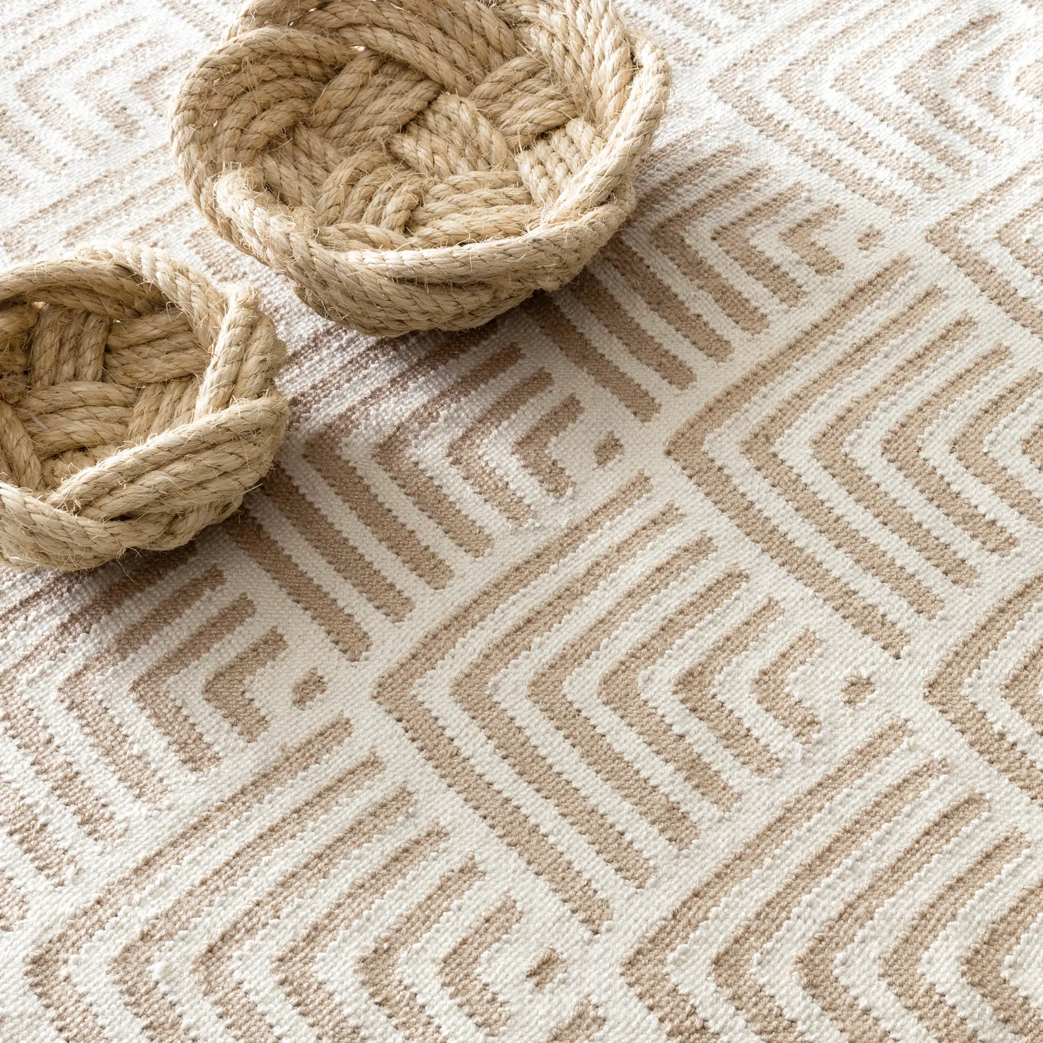 Cleo Cement Handwoven Indoor/Outdoor Rug Swatch