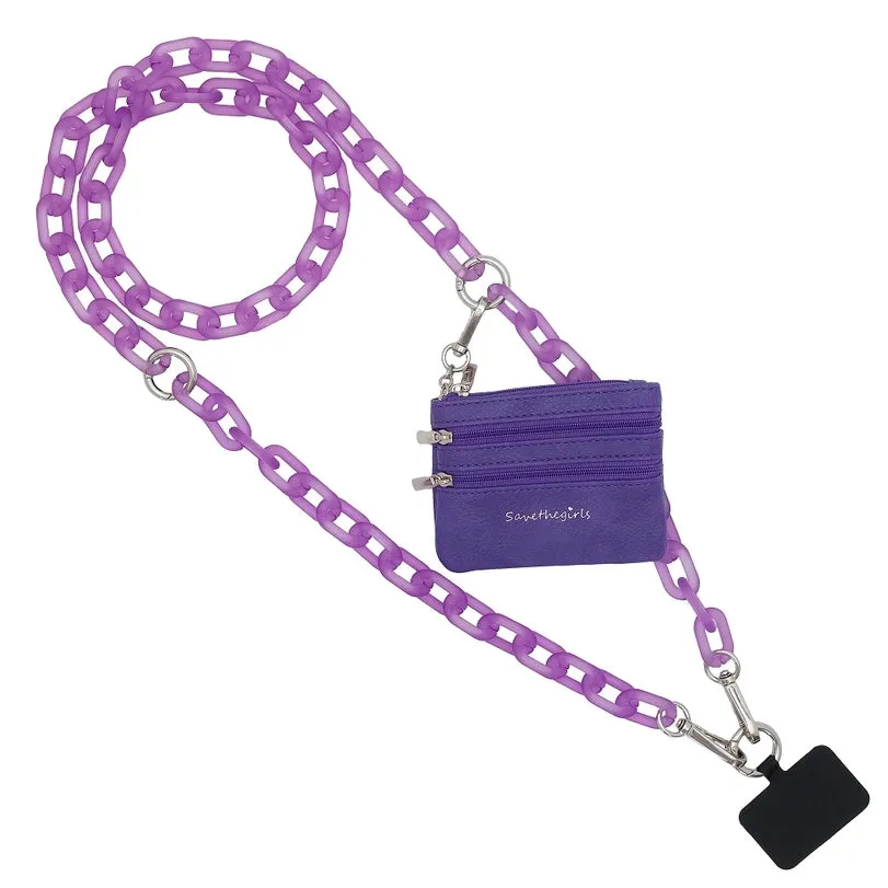 Clip & Go Crossbody Ice Chain with Pouch by Save the Girls