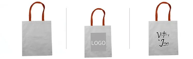 Cotton Bag with Colored Handle