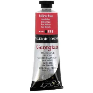 Daler Rowney Georgian Oil Paint - Brilliant Rose
