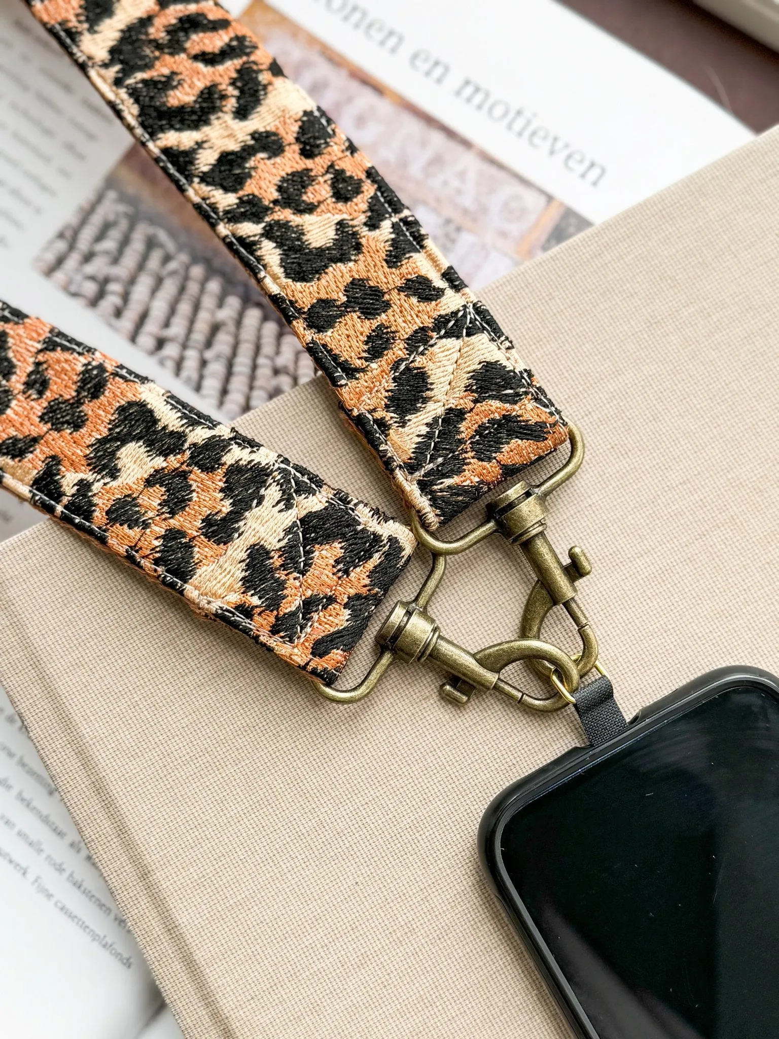Embroidered Phone/Bag Cord Long
