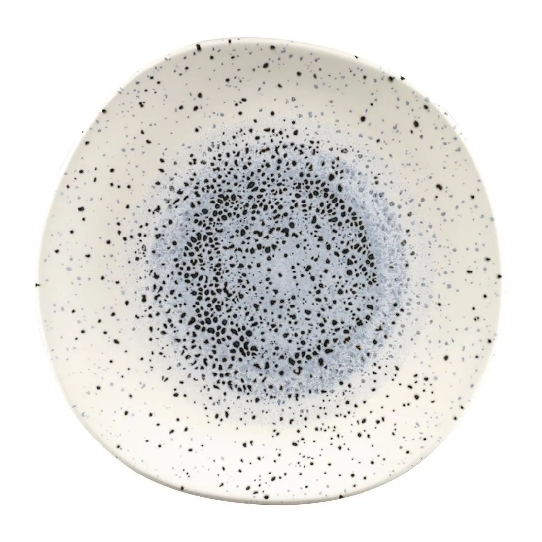 FC125 Churchill Studio Prints Mineral Blue Centre Organic Round Plates 286mm (Pack of 12)