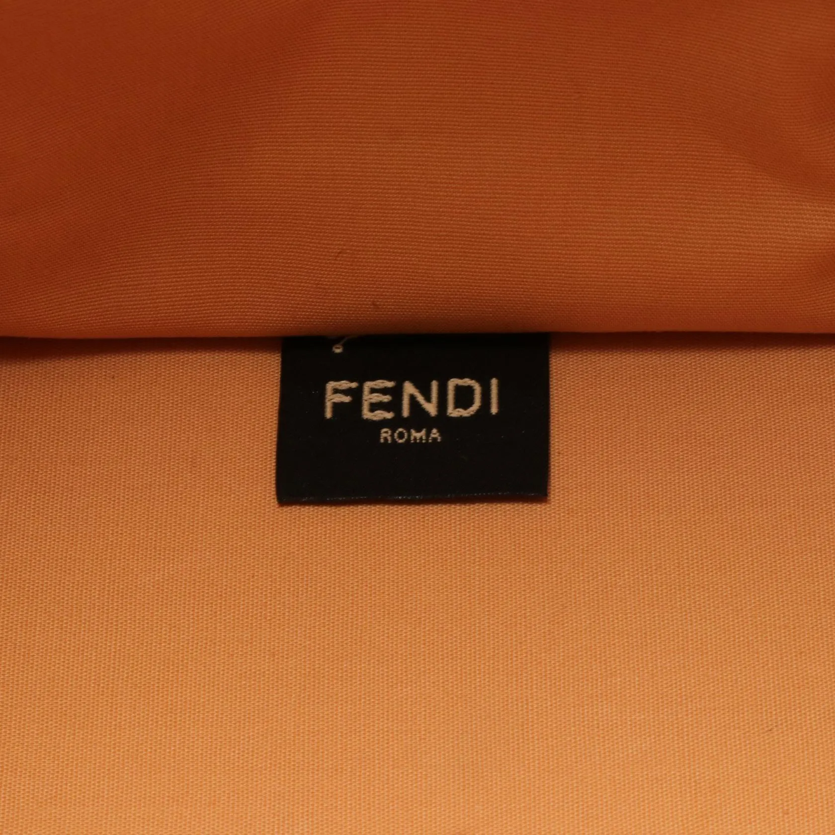 Fendi Sunshine Medium Canvas Leather Tote Bag