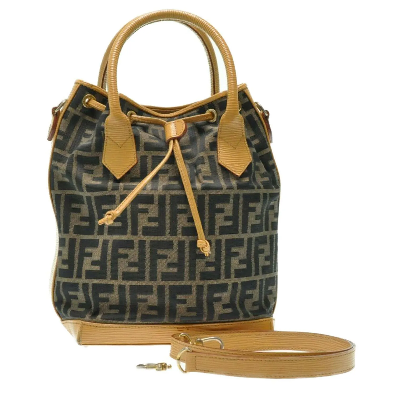 Fendi Zucca Khaki Nylon 2way