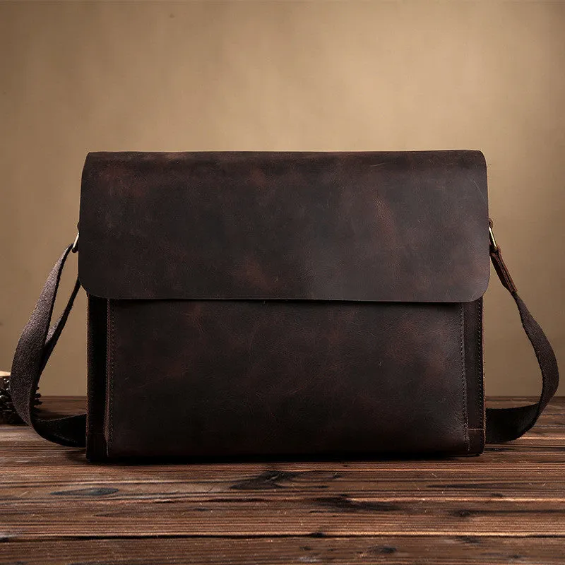 Genuine Leather Gents Messenger Bag