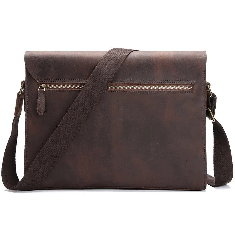 Genuine Leather Gents Messenger Bag