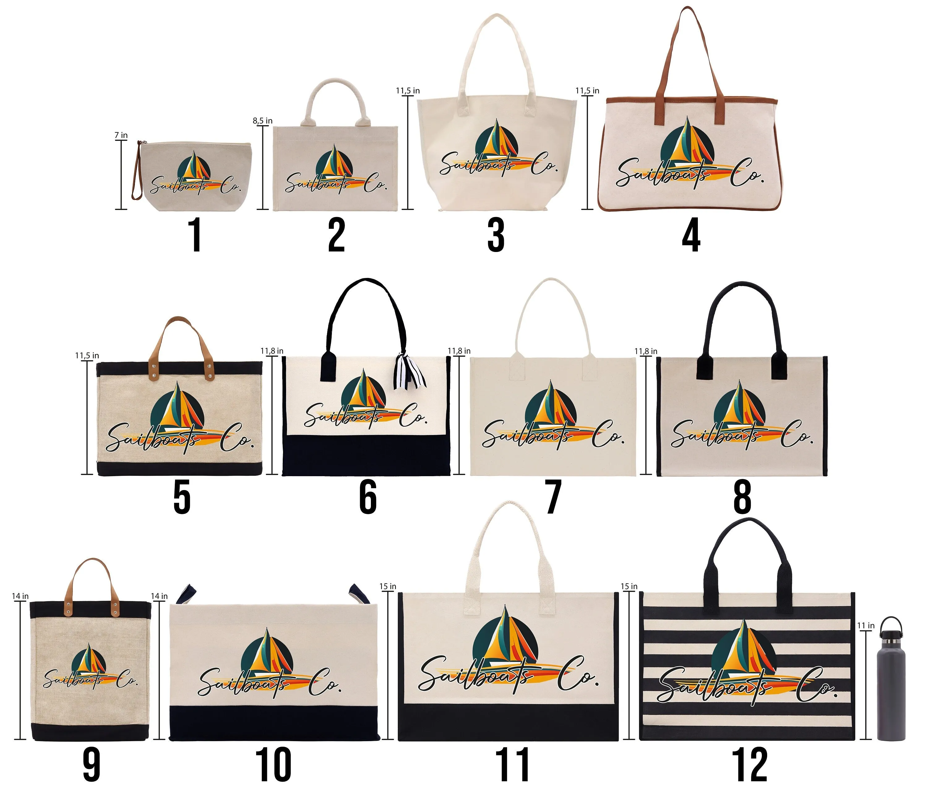 Gigi Getaway Cotton Canvas Small Tote Bag Grandma Tote Bag Gigi Bag Grandma Gift Bag Mothers Day Gift New Gigi Gift (MGTB1001)