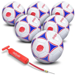 GoSports Size 3 Premier Soccer Ball - 6-Pack