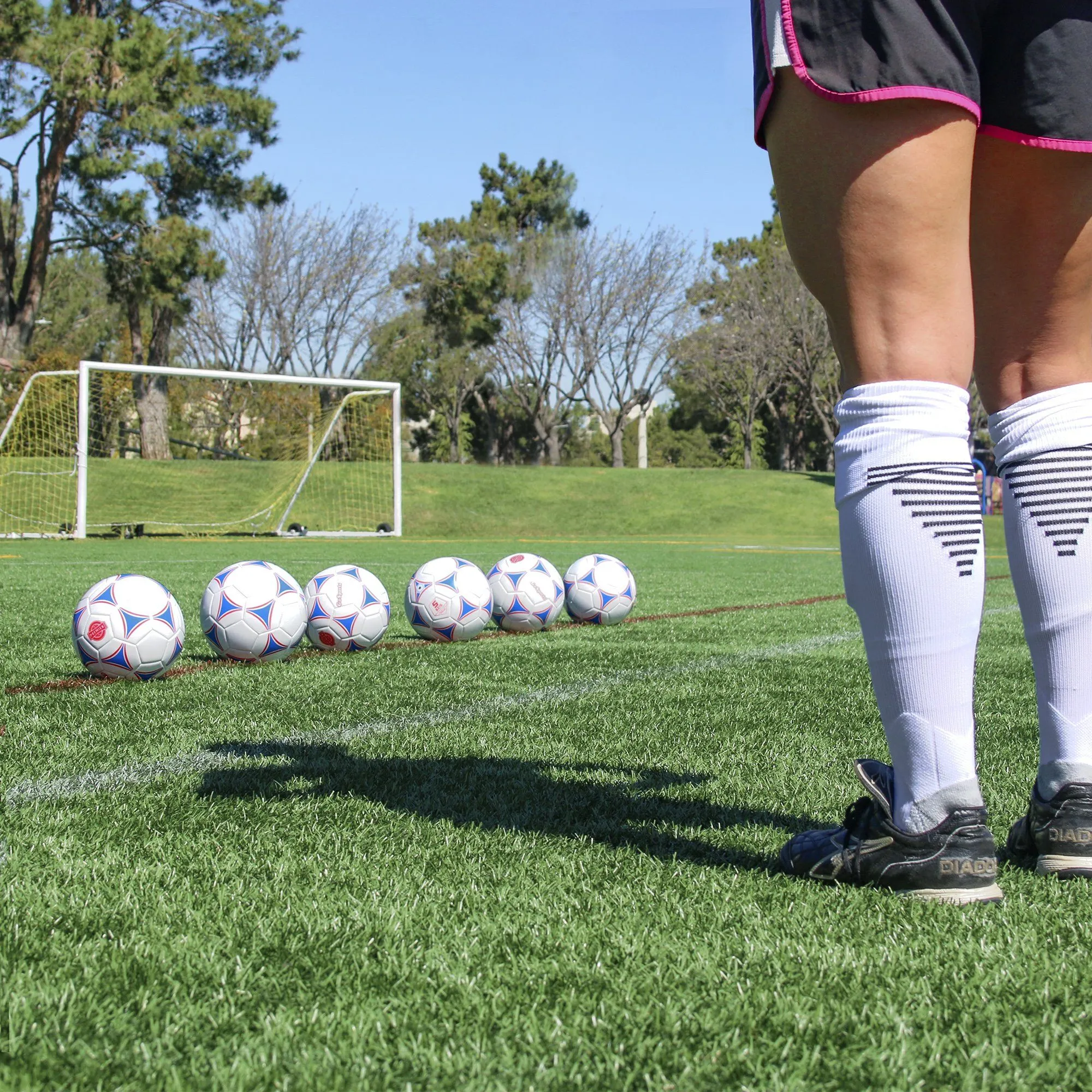 GoSports Size 3 Premier Soccer Ball - 6-Pack