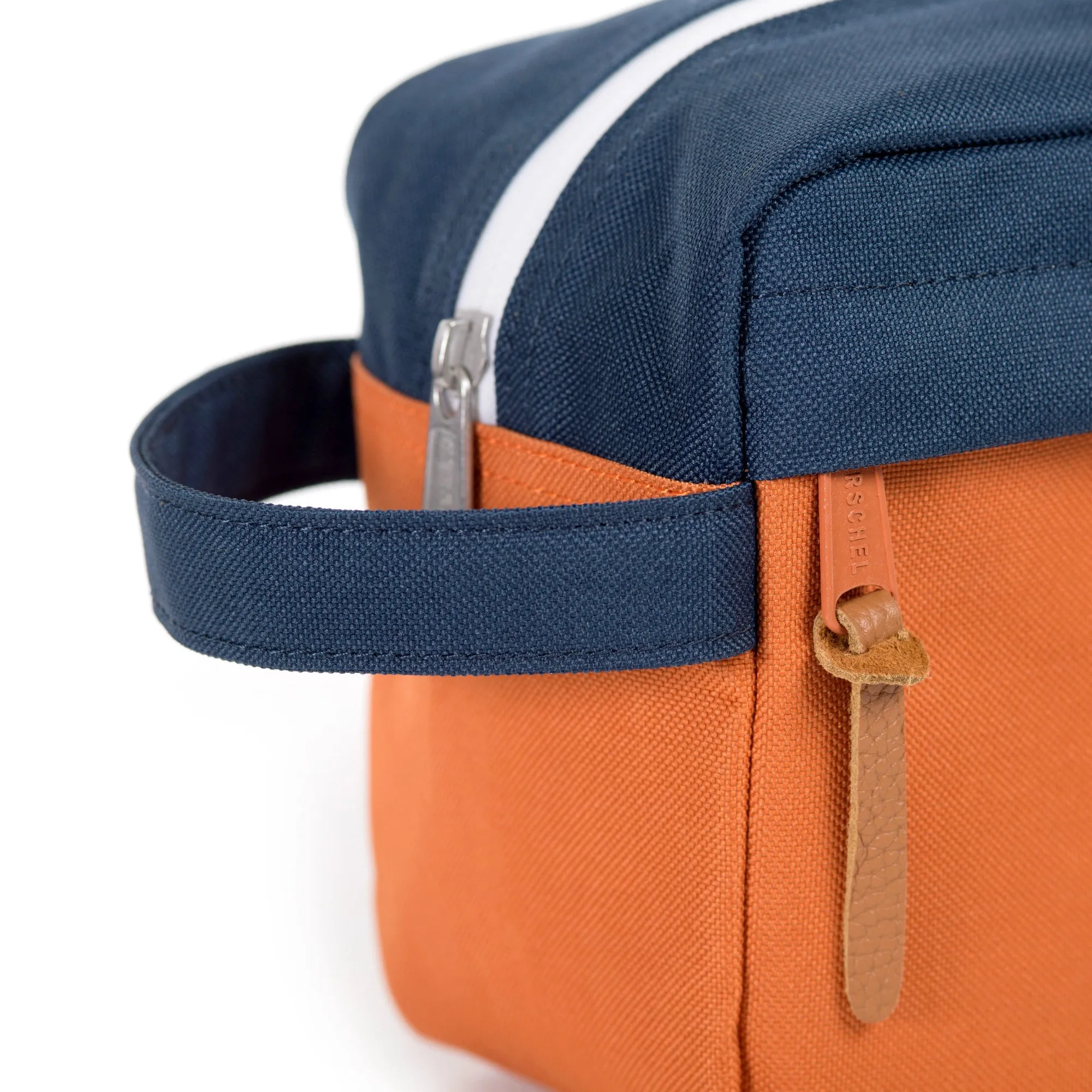 Herschel Supply Chapter Travel Kit - Carrot & Navy