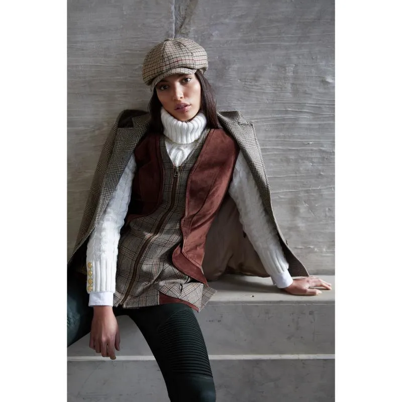 Holland Cooper Tweed Field Vest - Bourbon Tweed