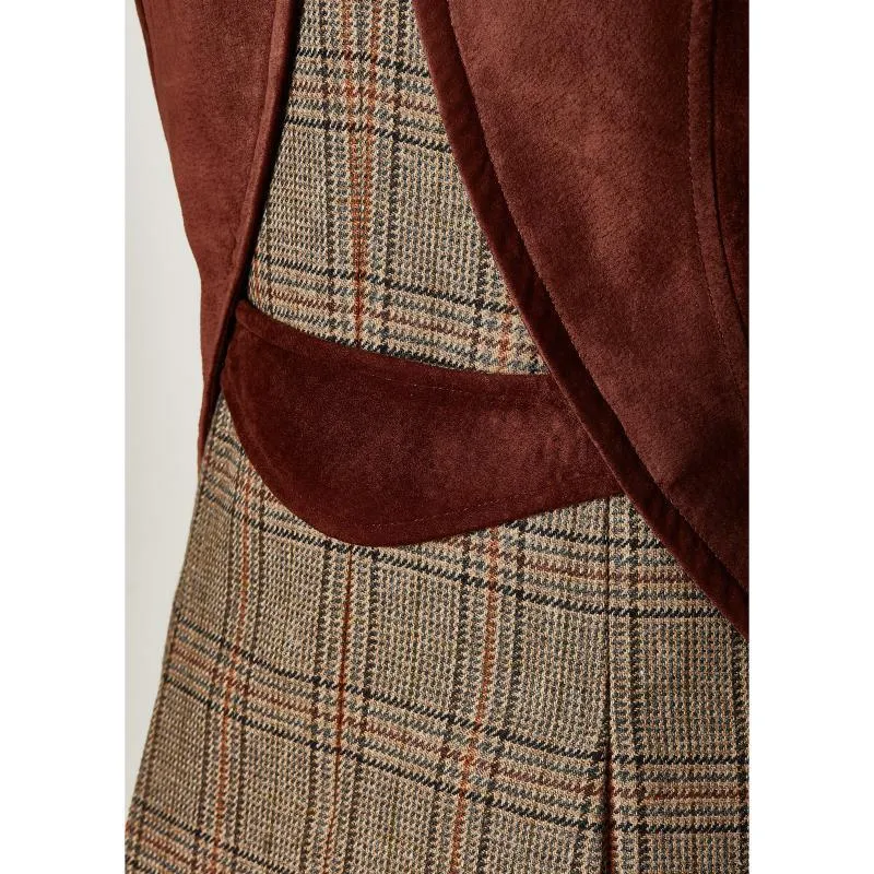 Holland Cooper Tweed Field Vest - Bourbon Tweed