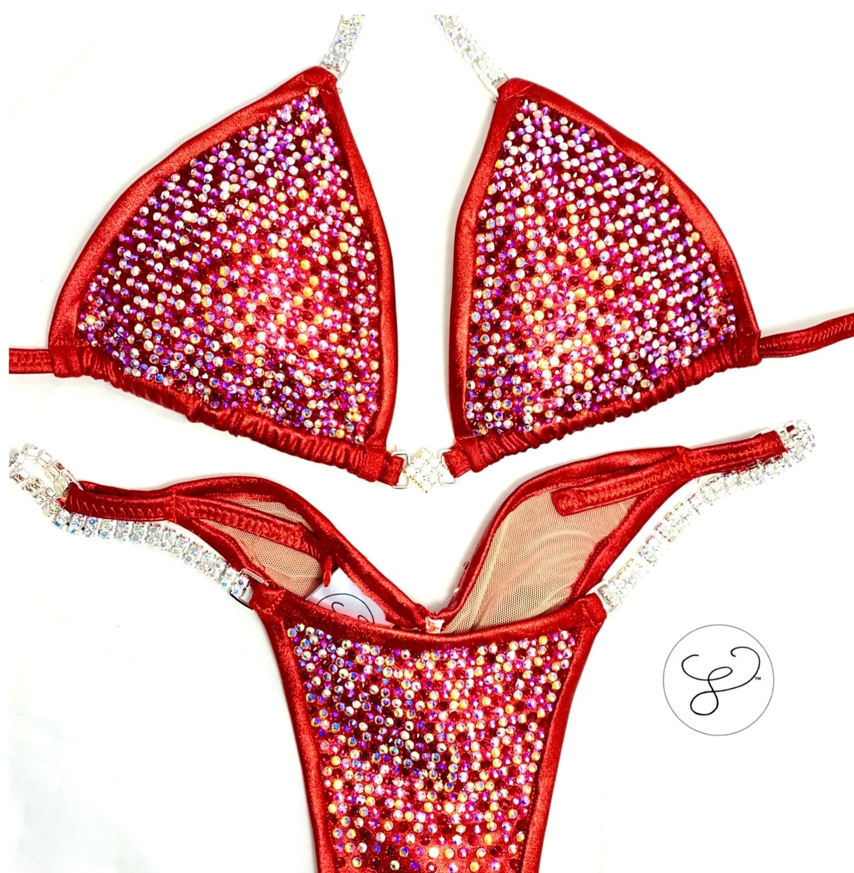 Jewell Red Pro Cabernet Blend Competition Bikini