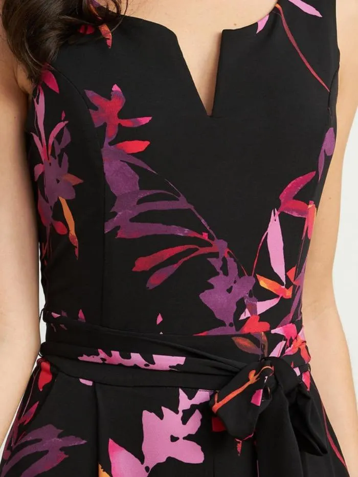 Joseph Ribkoff S Pretty Floral Jumpsuit 211112