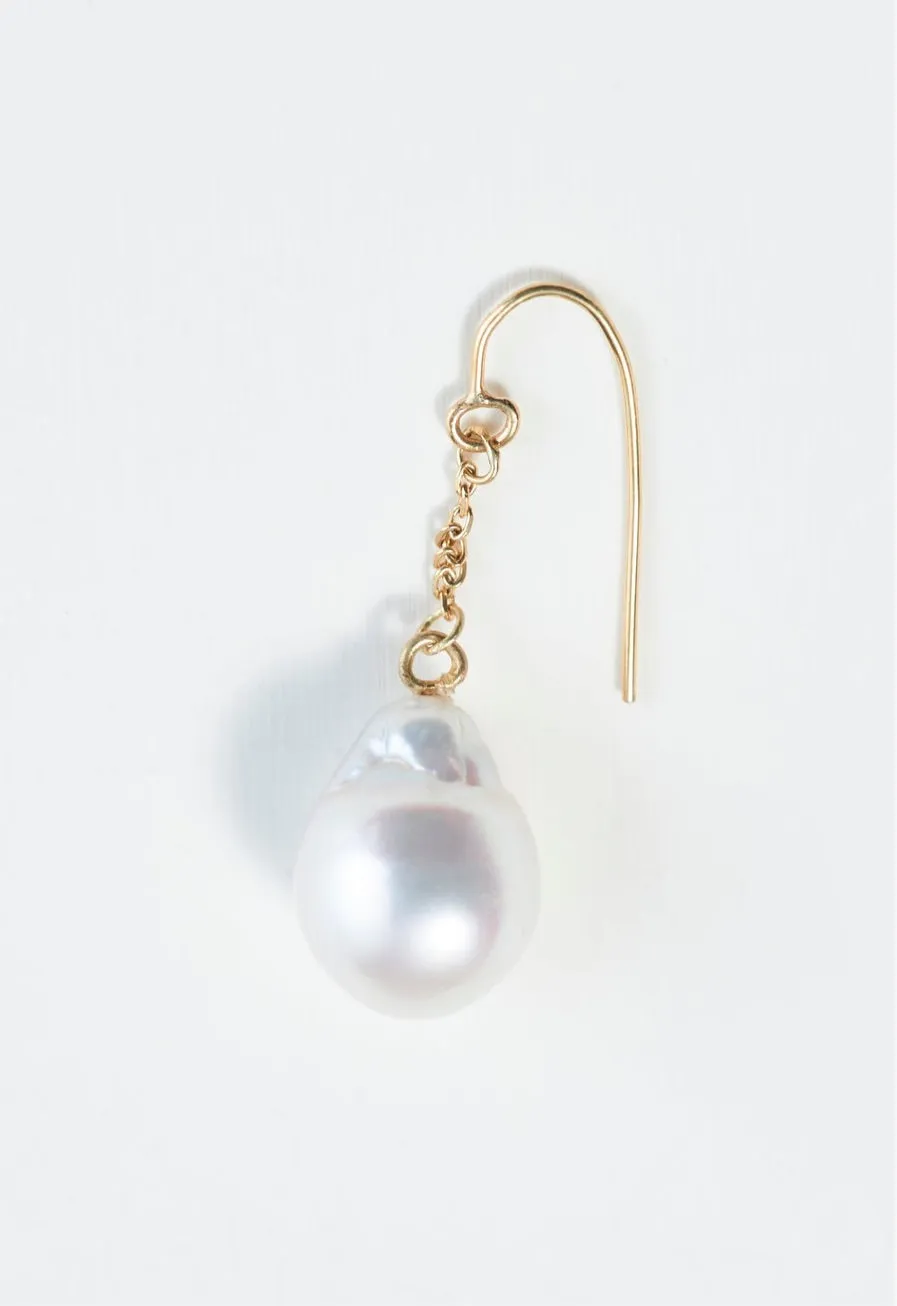 Lemonade pearl Earring -South Sea pearl