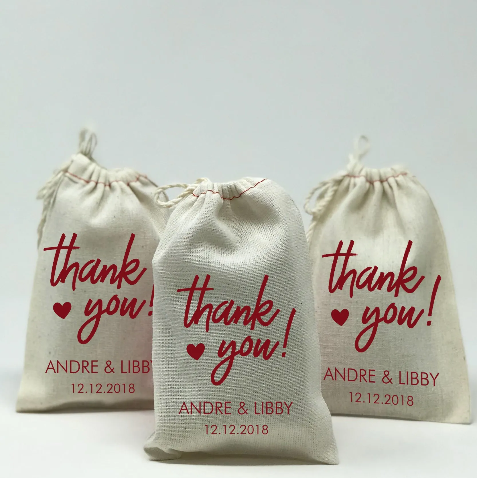 Let Love Grow Custom Favor Bags