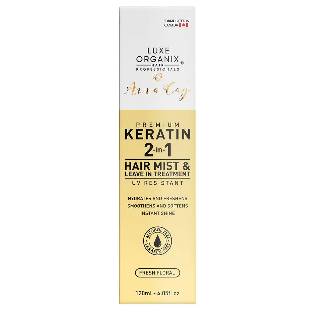 Luxe Organix  Anna Cay 2in1 Hair Mist Fresh Floral 120ml
