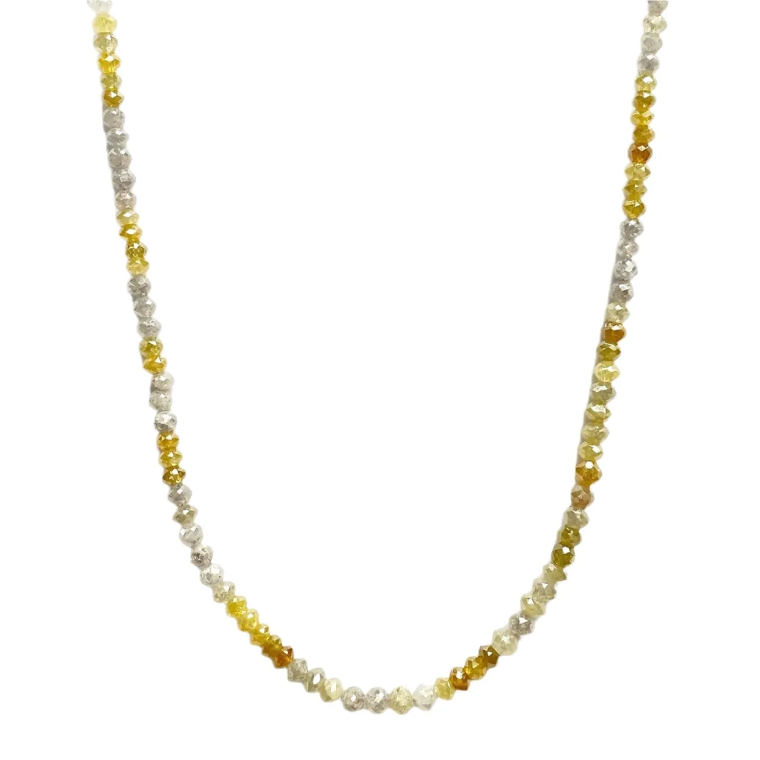 Multi Yellow Diamond Necklace