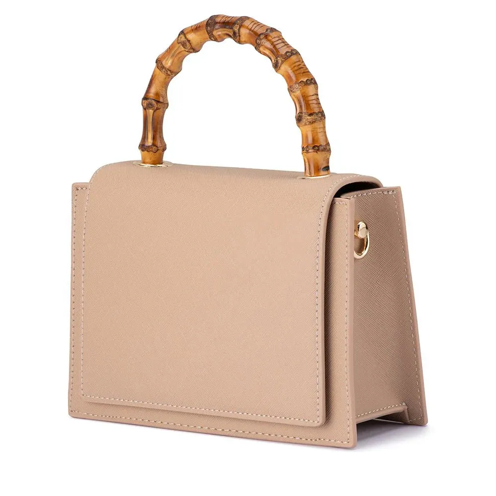 OB6493 HARLEY BAMBOO HANDLE BAG
