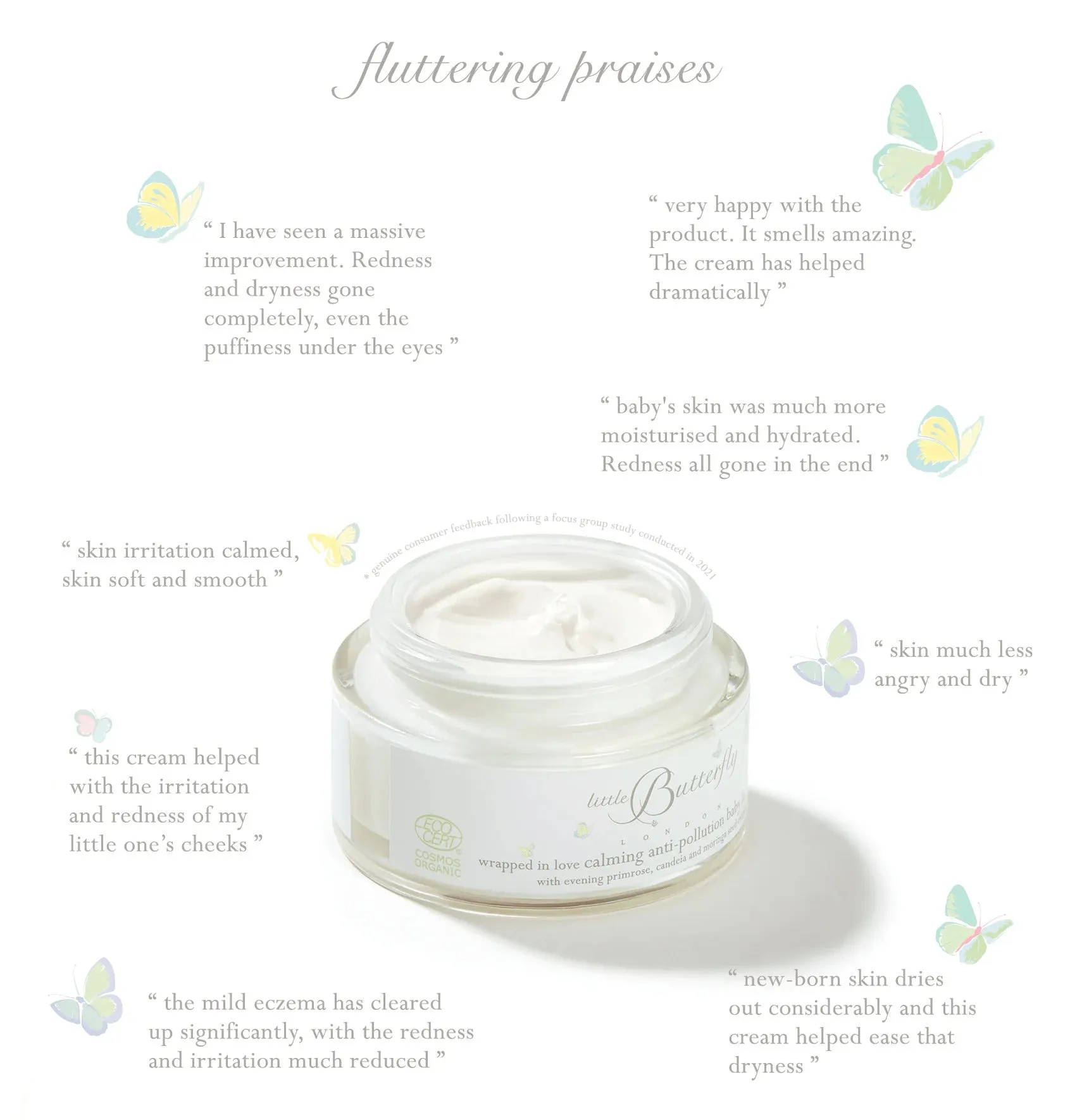Organic Mini Baby Anti Pollution Face Cream 'Wrapped In Love'