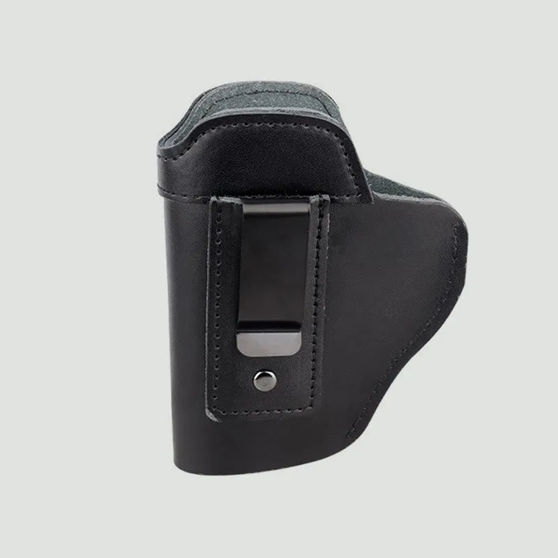 Outdoor Tactical Leather Holster Cowhide Invisible Quick Pull Holster Carrying Gun Holster